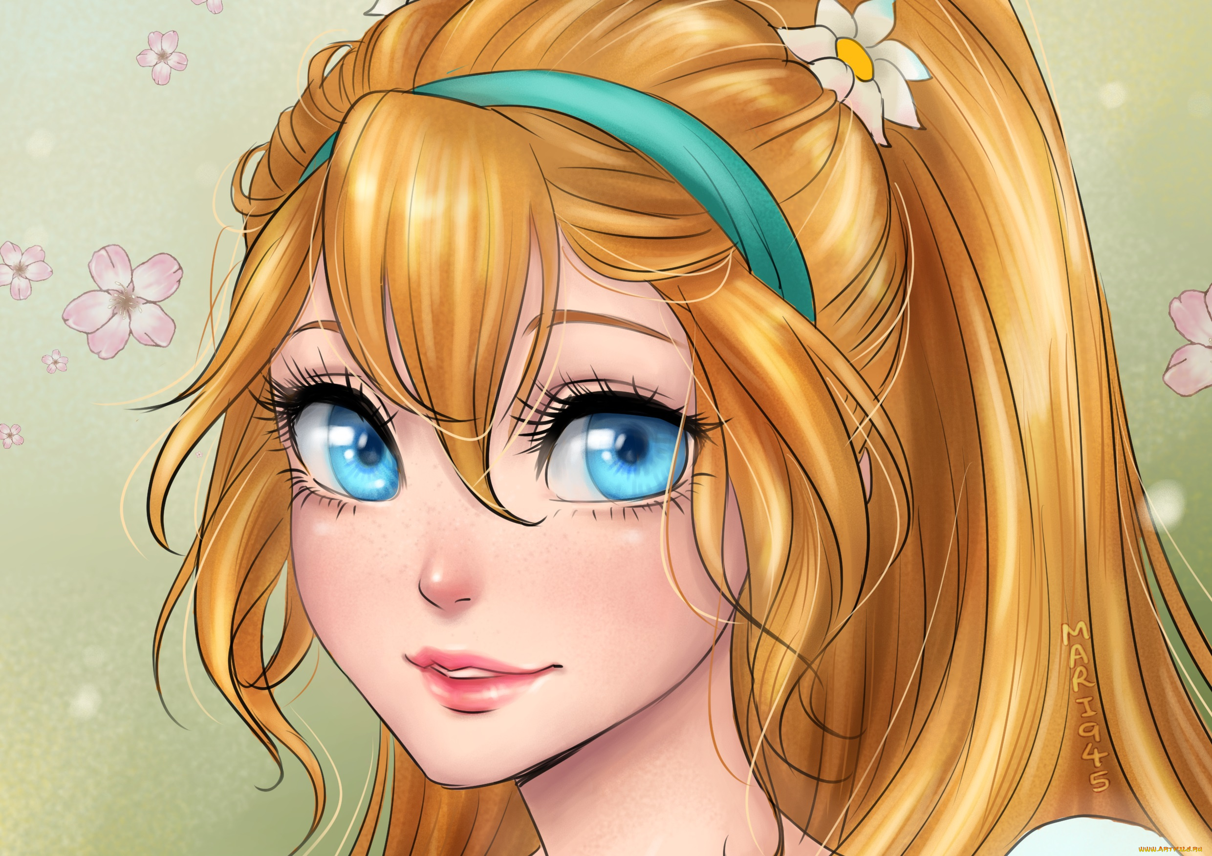 рисованное, кино, девушка