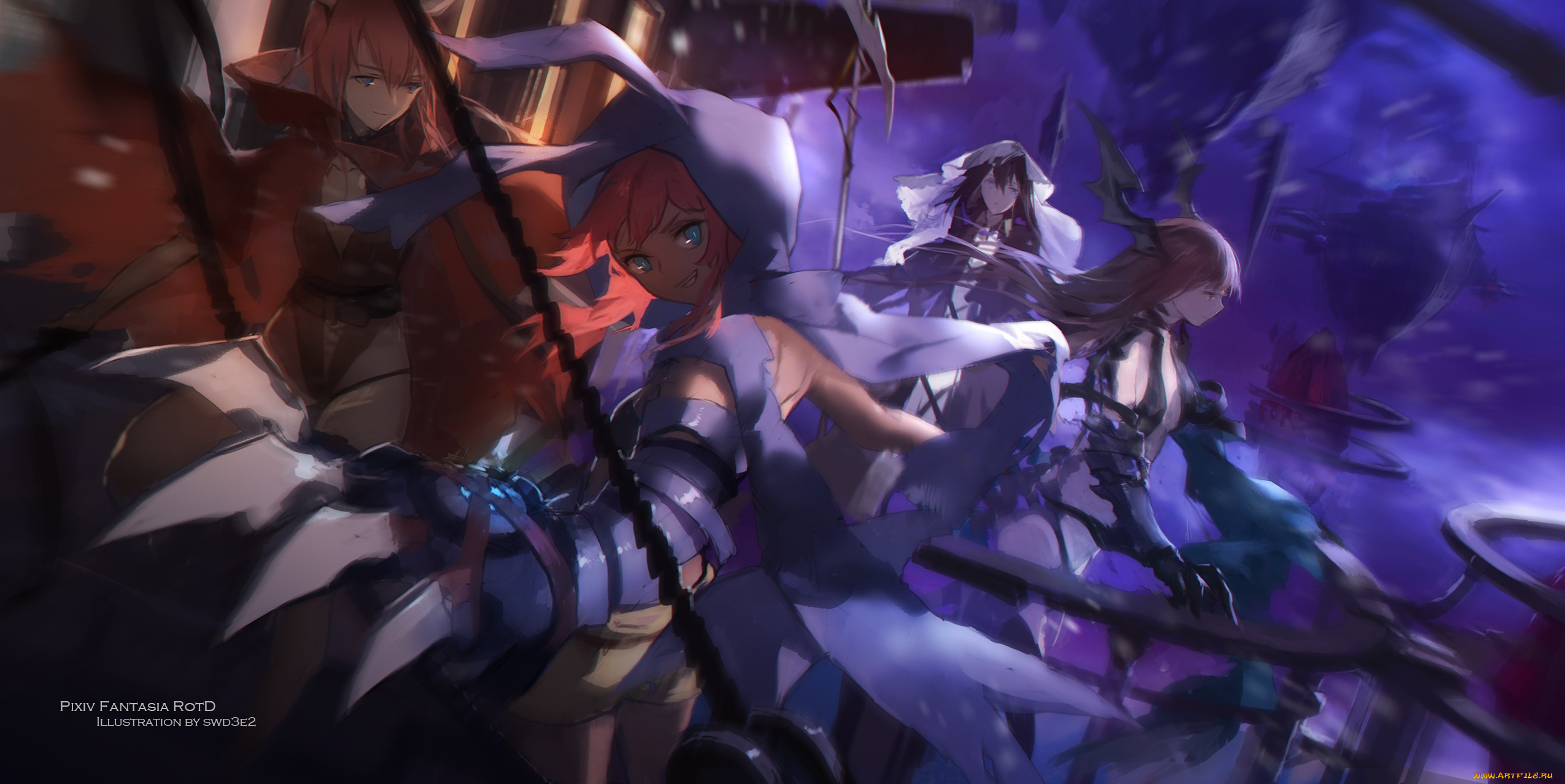 аниме, pixiv, fantasia, pixiv, fantasia