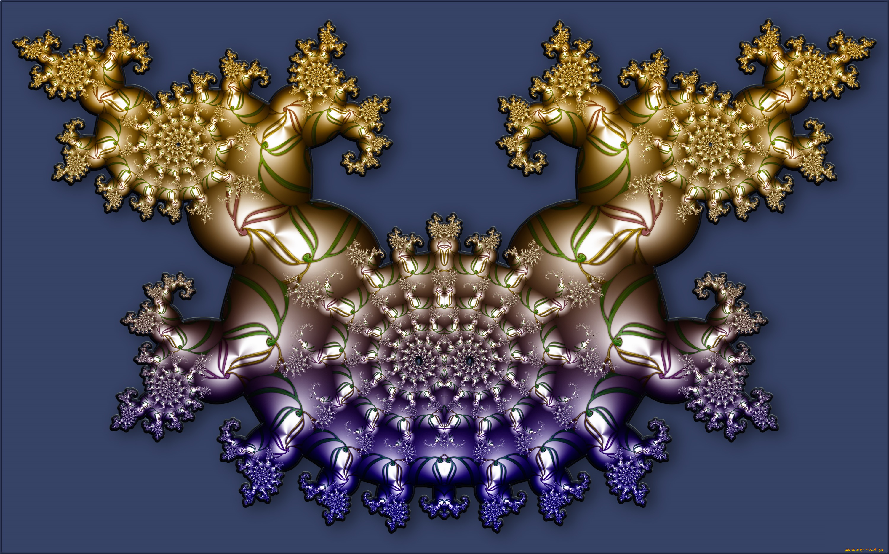 3д, графика, фракталы, , fractal, узор, фон, цвет