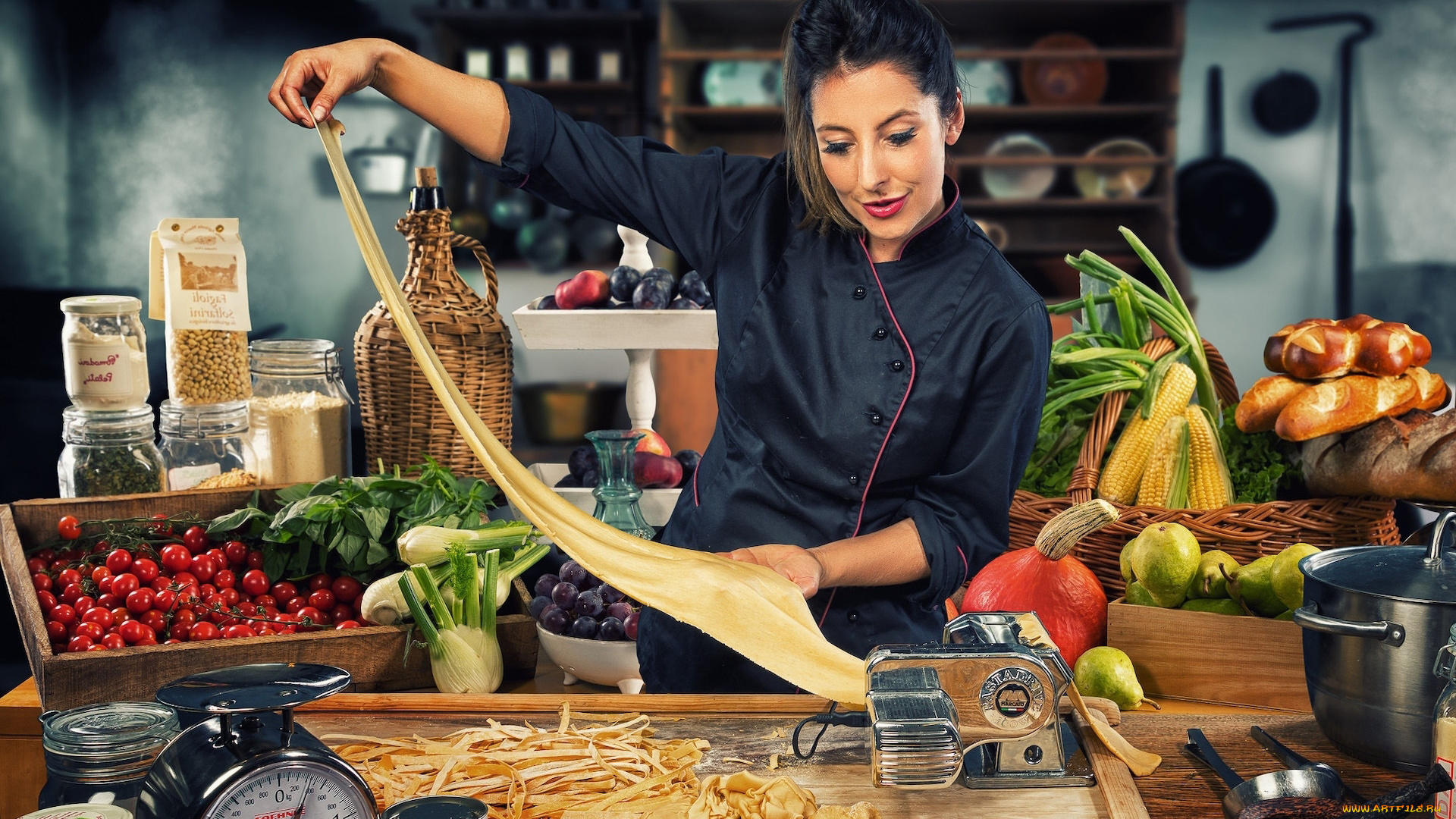 девушки, -, брюнетки, , шатенки, повар