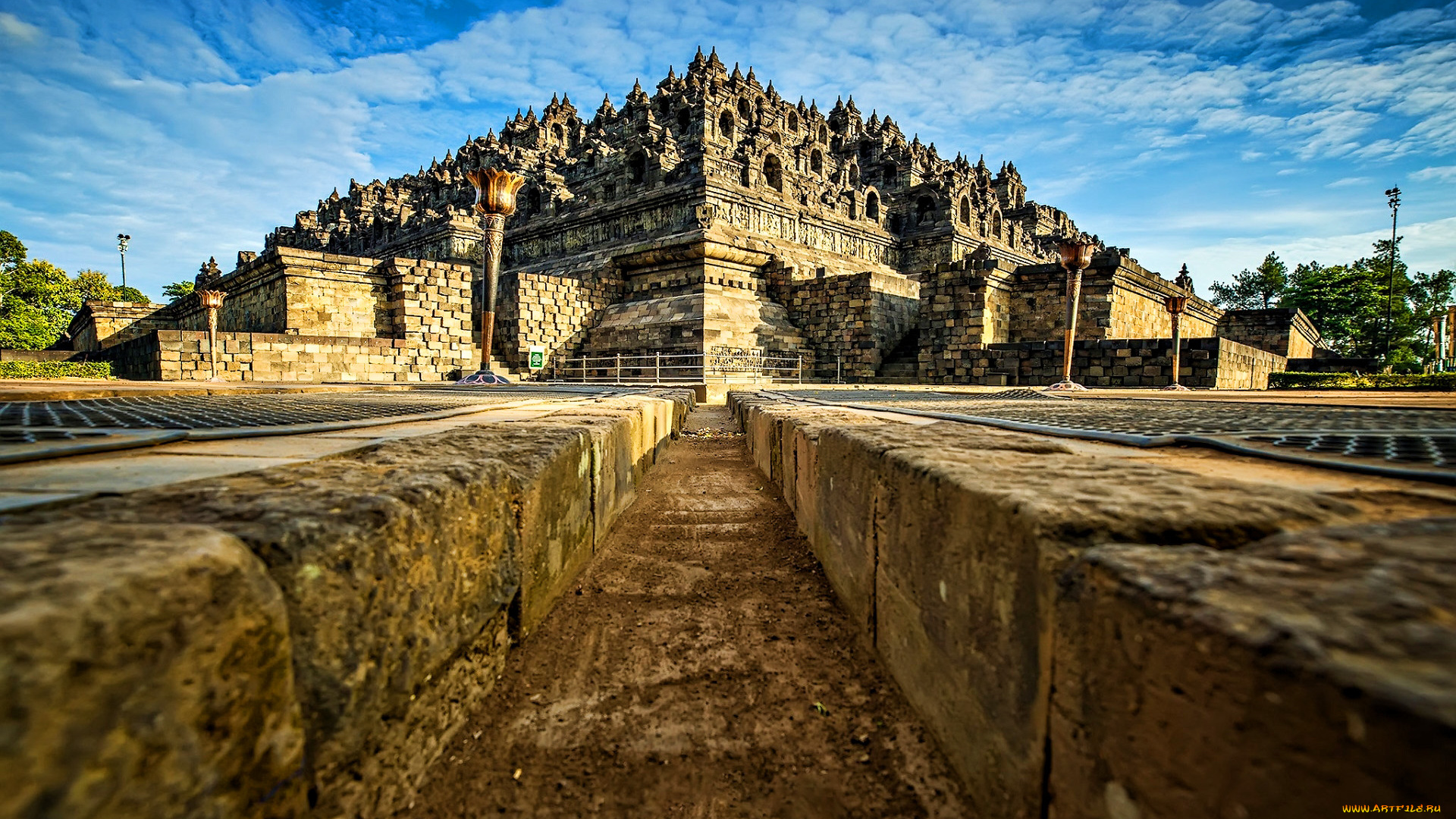 города, -, буддийские, и, другие, храмы, боробудур, буддизм, остров, ява, храмовый, комплекс, чанди, индонезия, азия, азиатские, достопримечательности