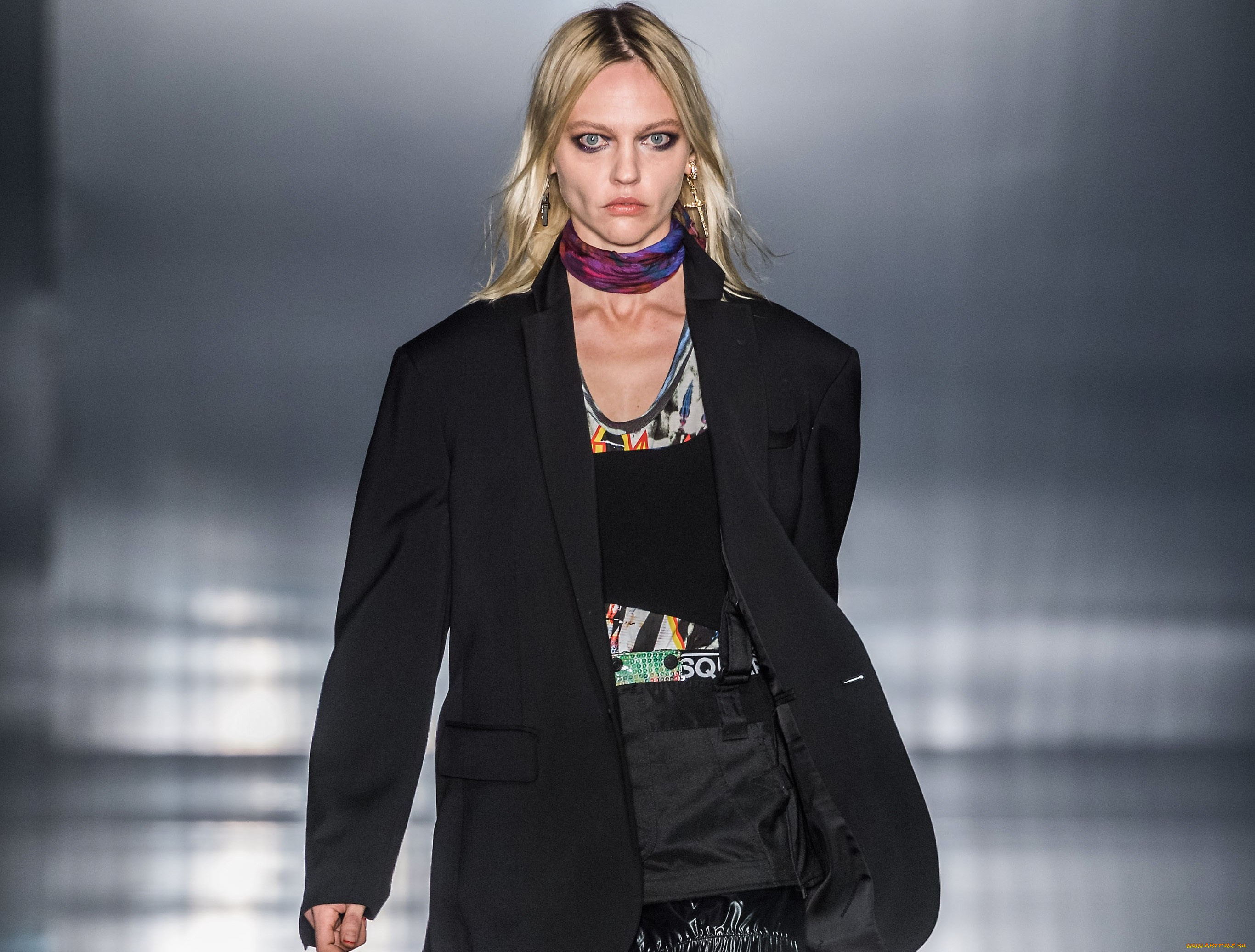 девушки, саша, пивоварова, модель, блондинка, жакет, подиум