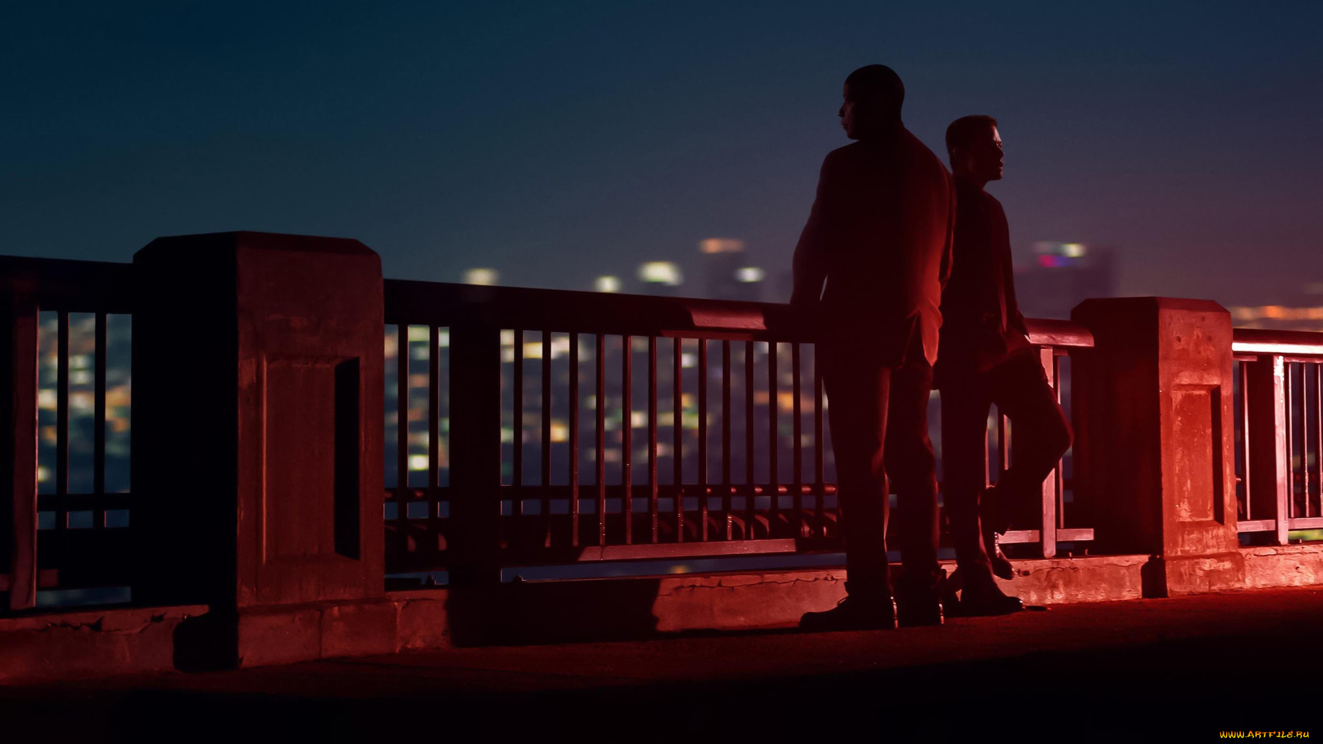 кино, фильмы, the, little, things, люди, мост, огни, город, ночь