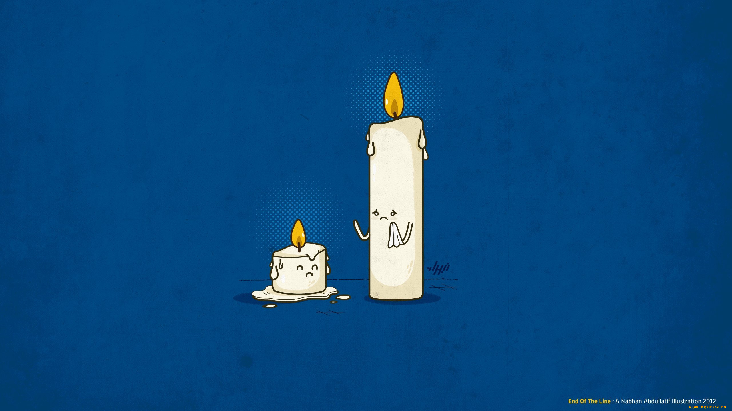 рисованное, минимализм, свечи
