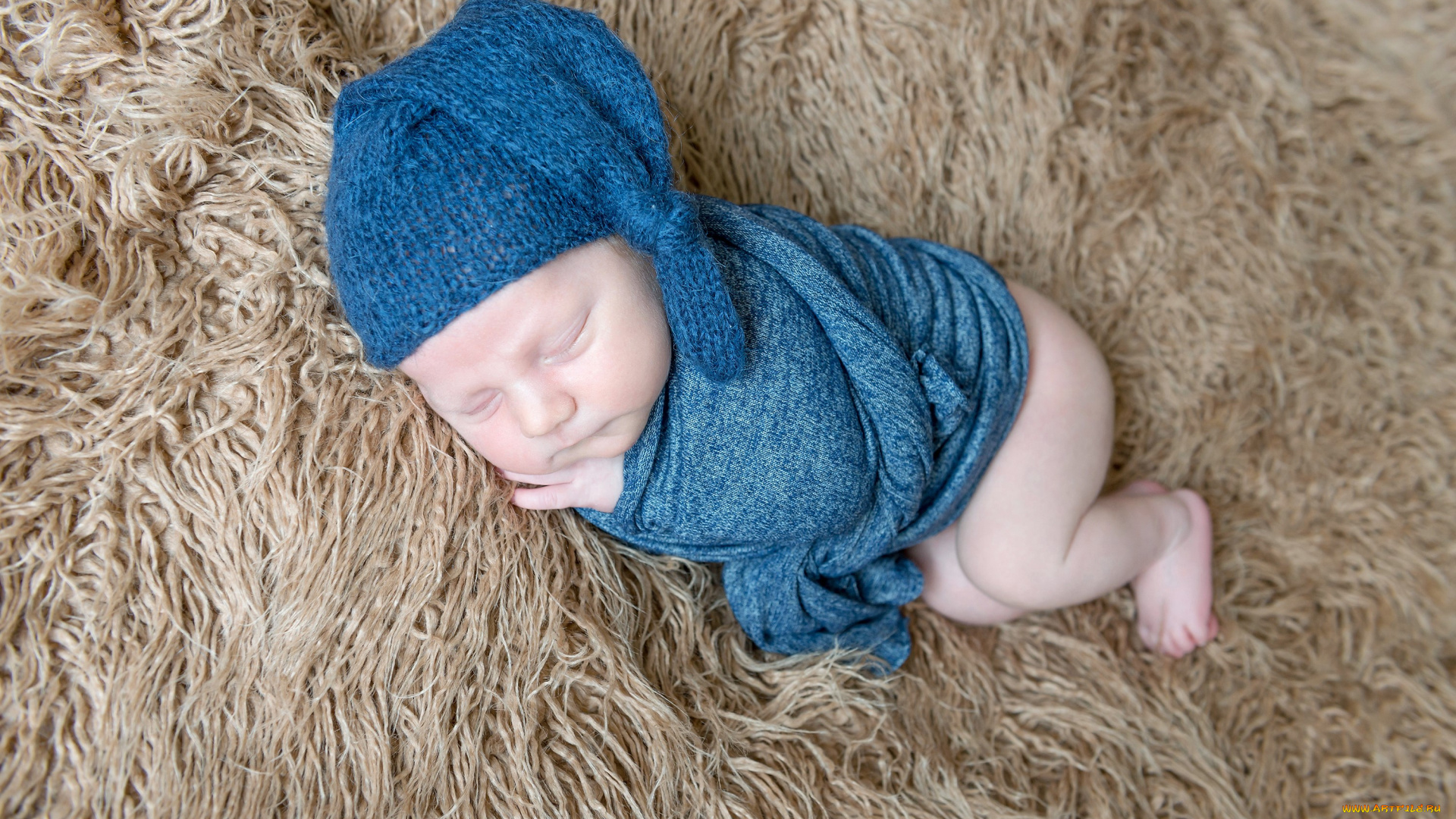 разное, дети, младенец, колпак, мех