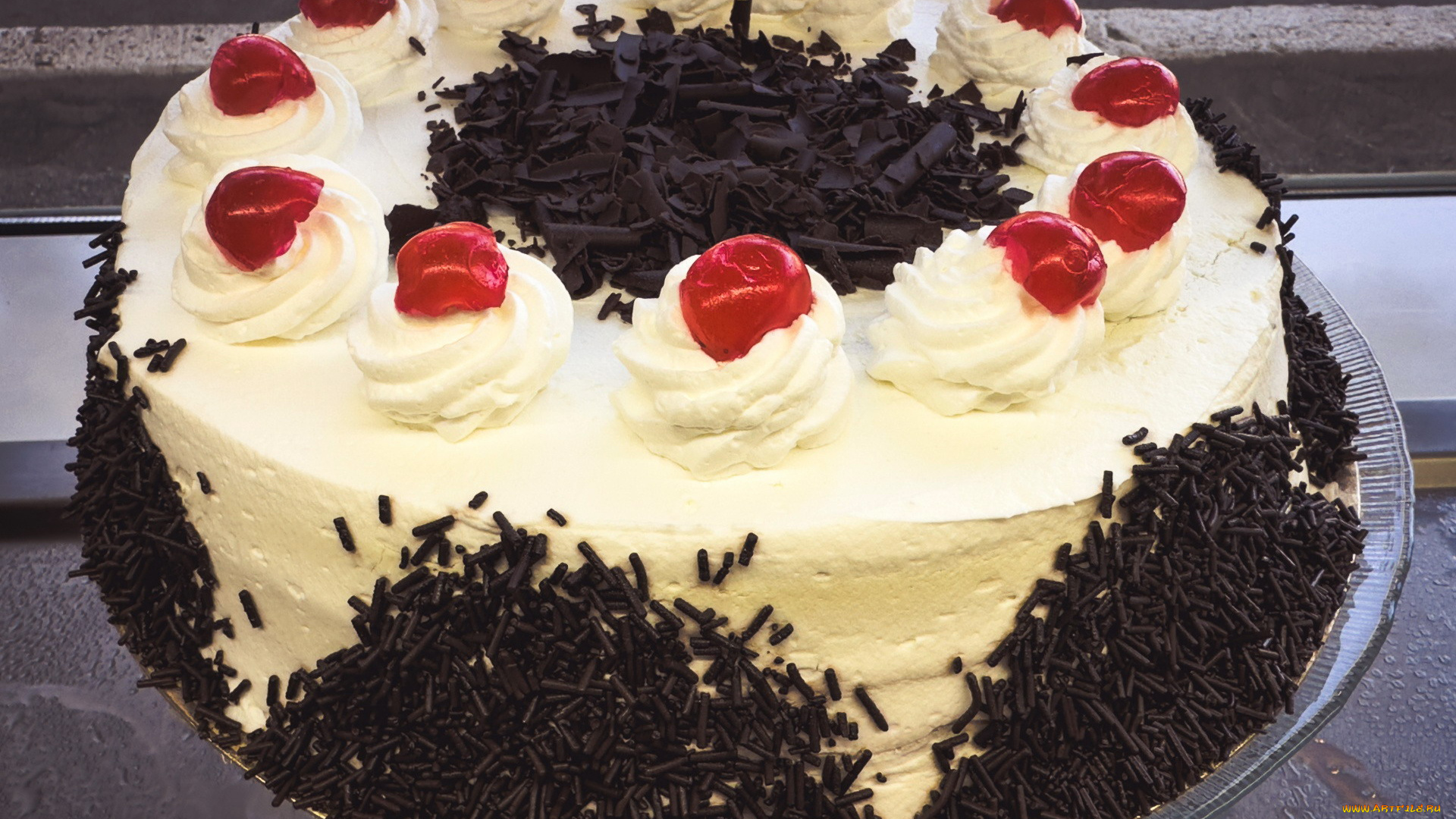еда, торты, крем, торт, шоколад