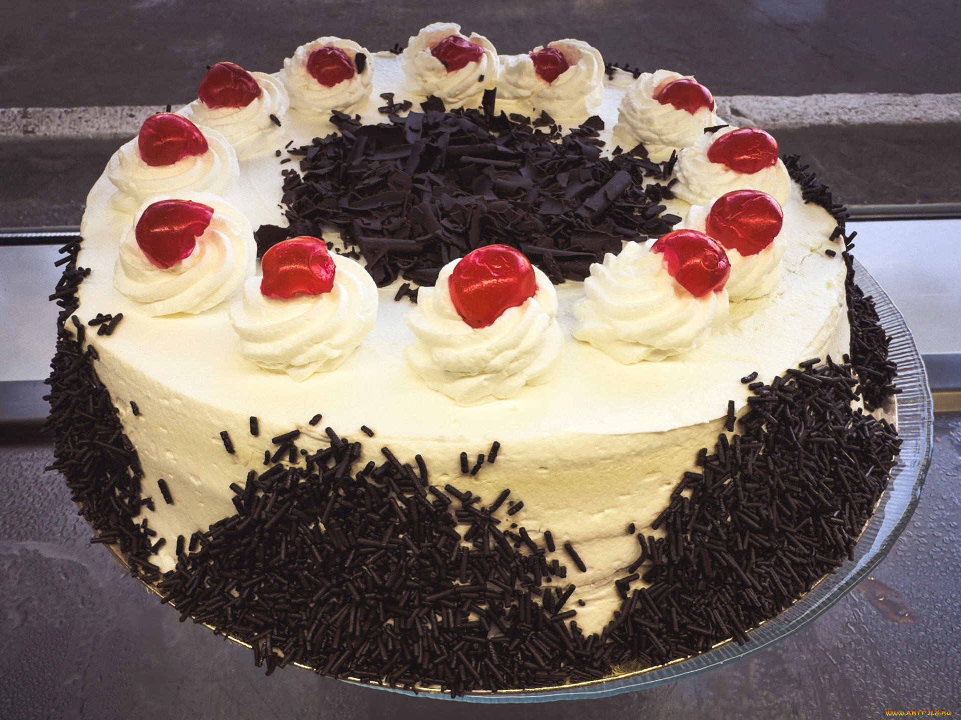 еда, торты, крем, торт, шоколад