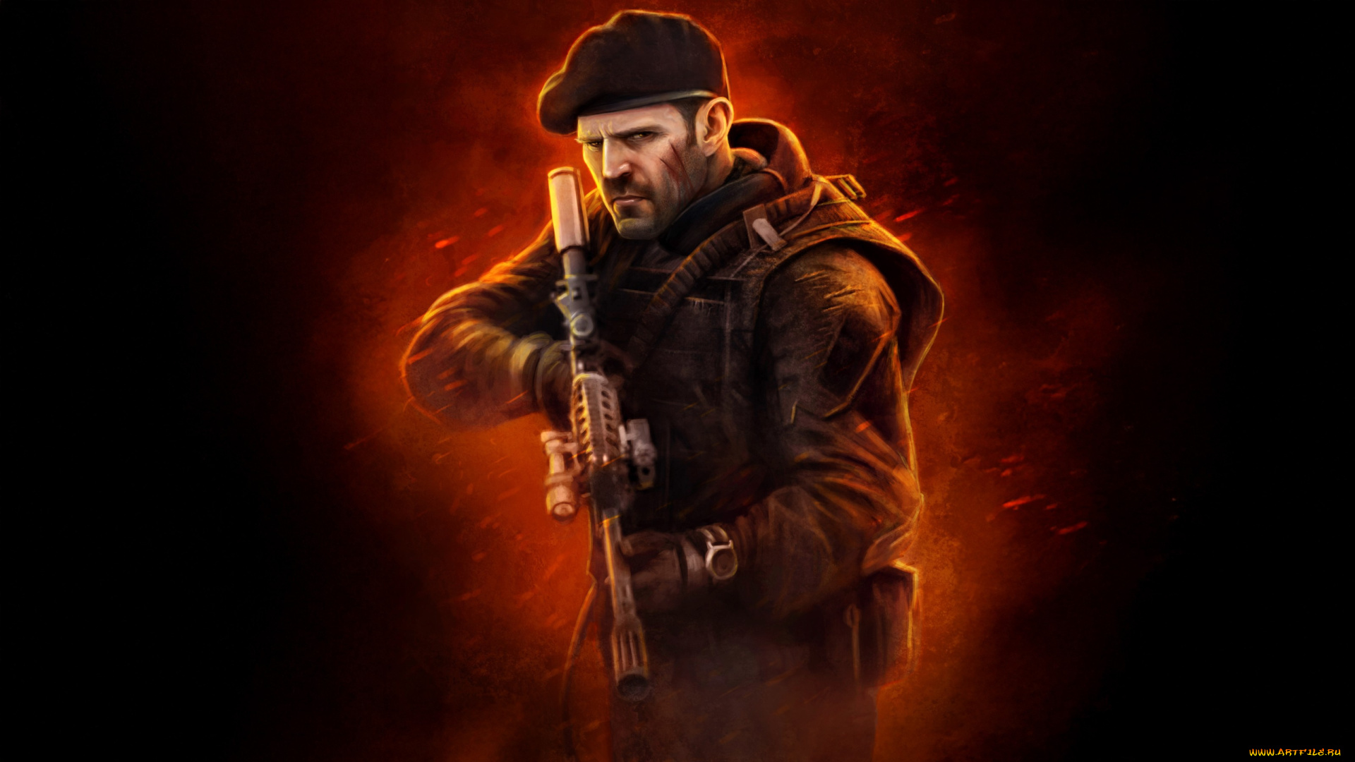 рисованное, кино, , мультфильмы, jason, statham, the, expendables