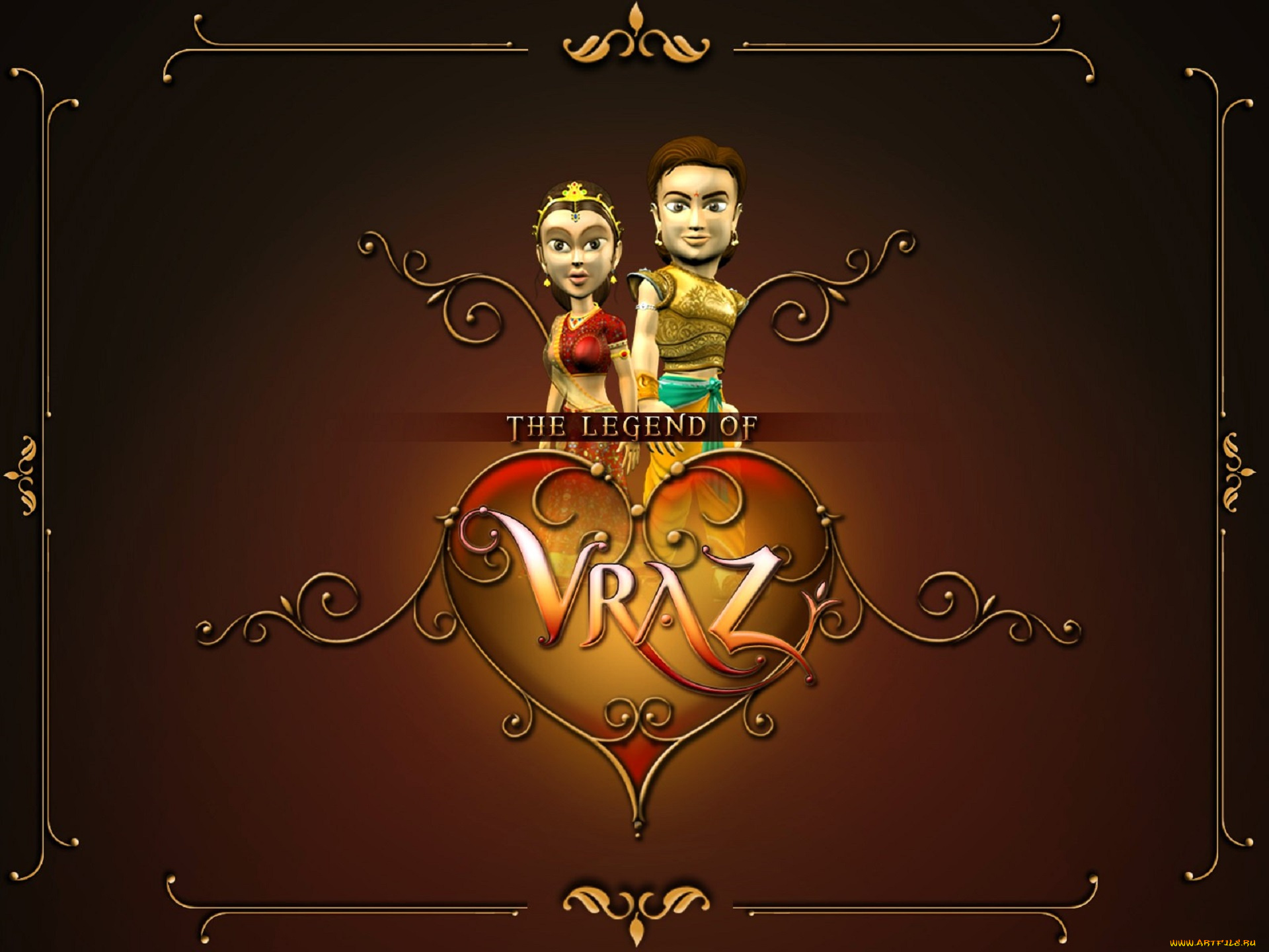 видео, игры, the, legend, of, vraz, персонажи, сердечко