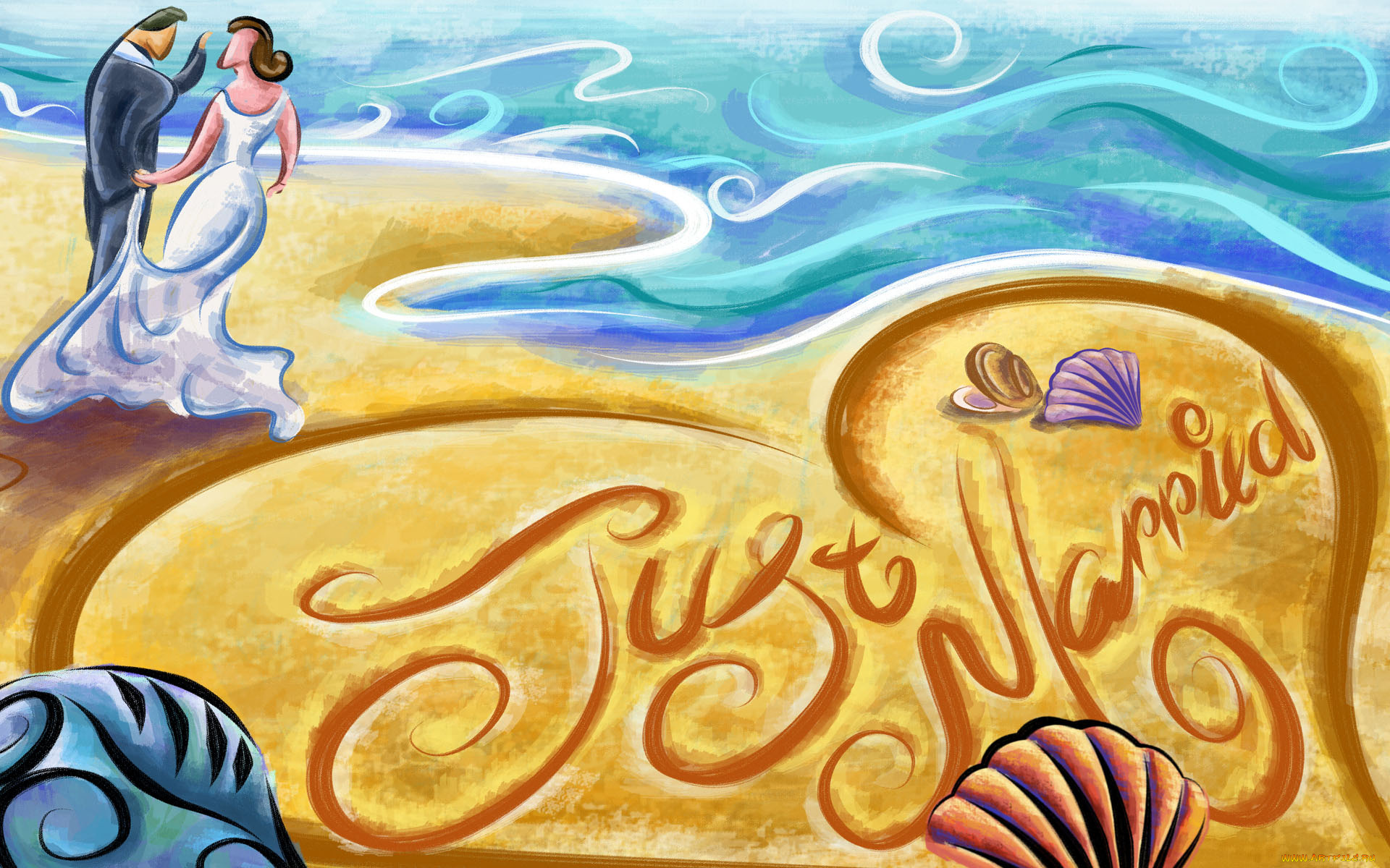 рисованные, люди