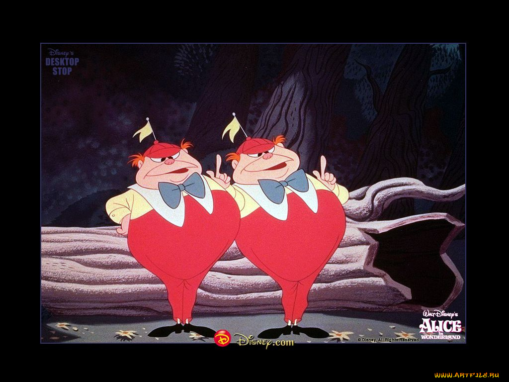 мультфильмы, alice, in, wonderland