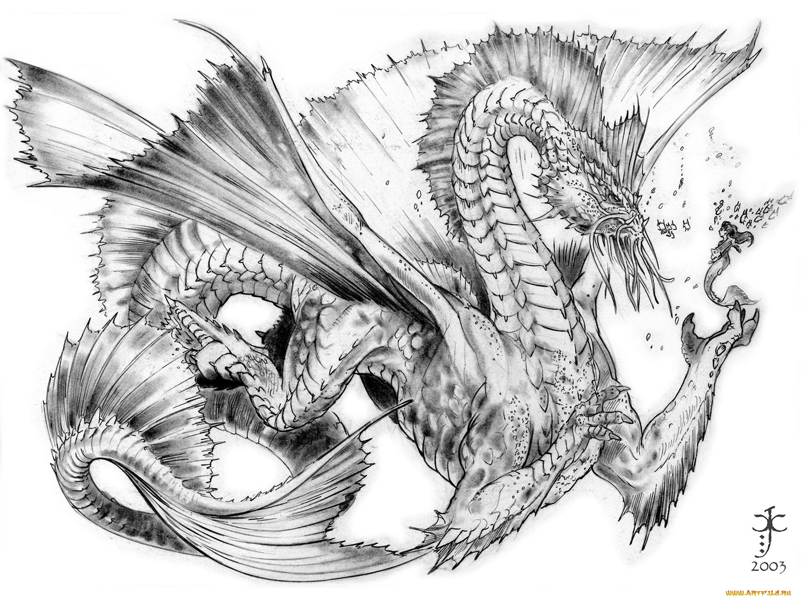 фэнтези, драконы