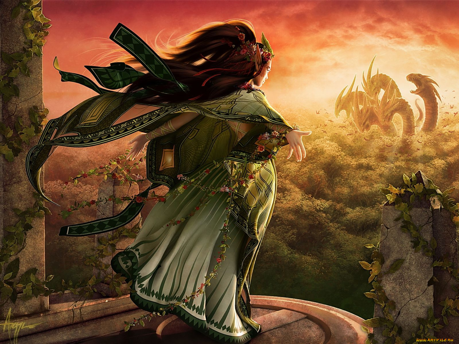 фэнтези, красавицы, чудовища