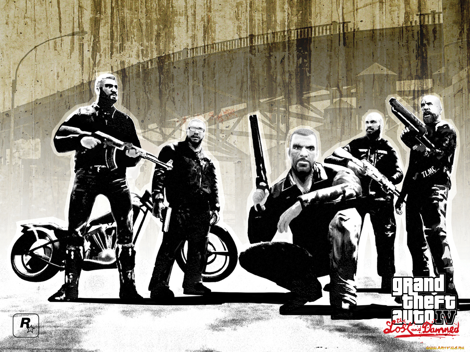 grand, theft, auto, iv, the, lost, and, damned, видео, игры