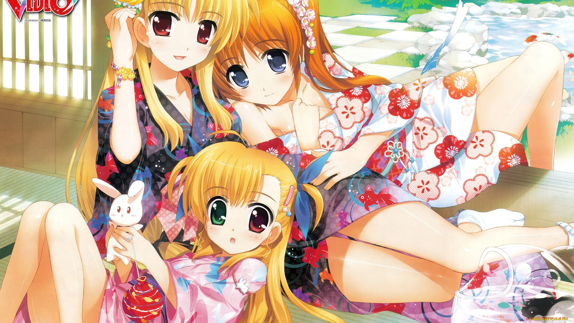 аниме, mahou, shoujo, lyrical, nanoha