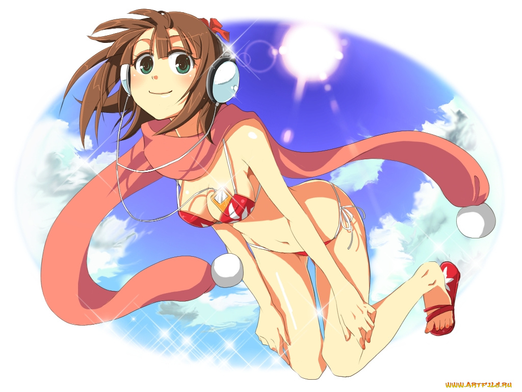 аниме, headphones, instrumental