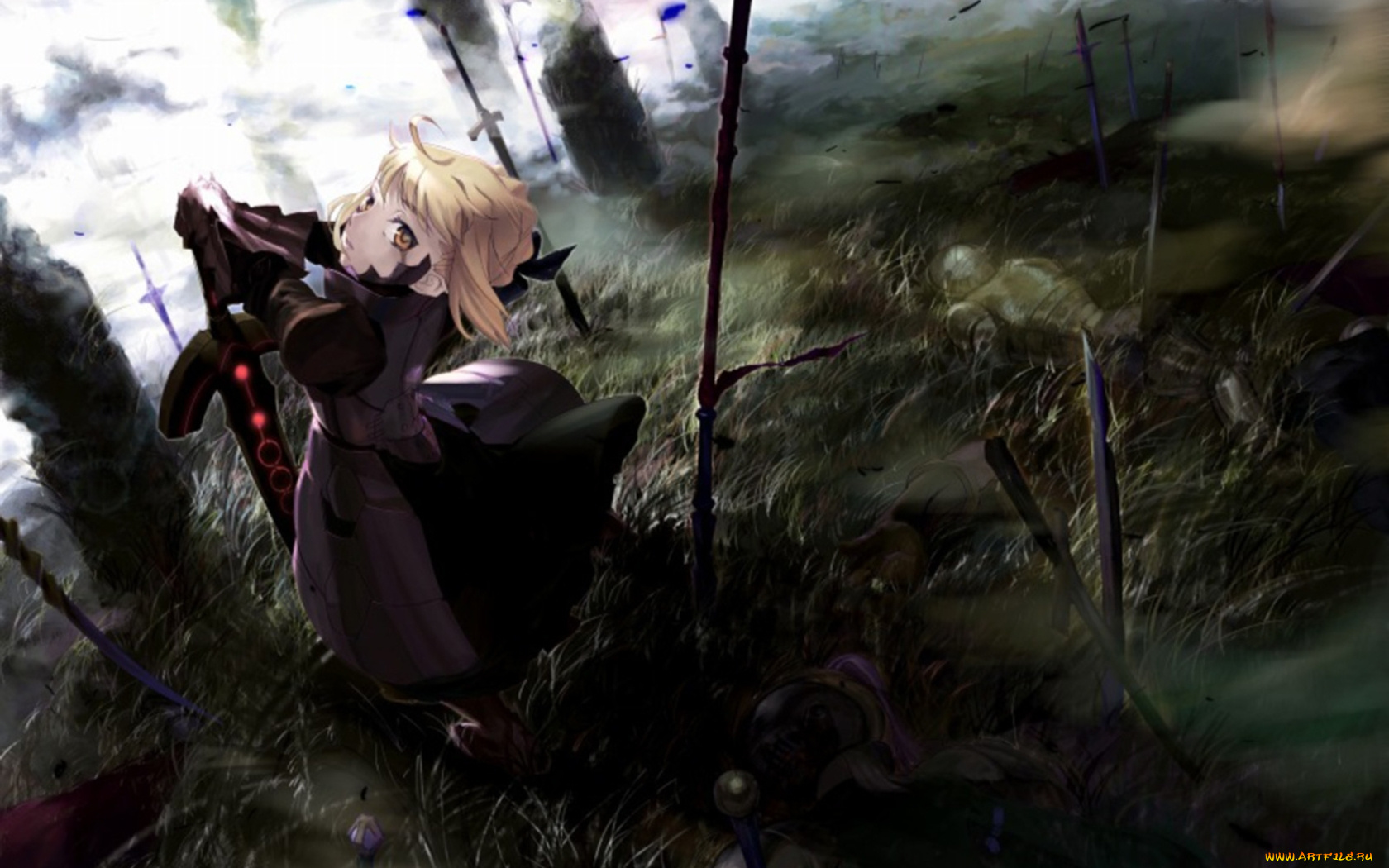 аниме, fate, stay, night