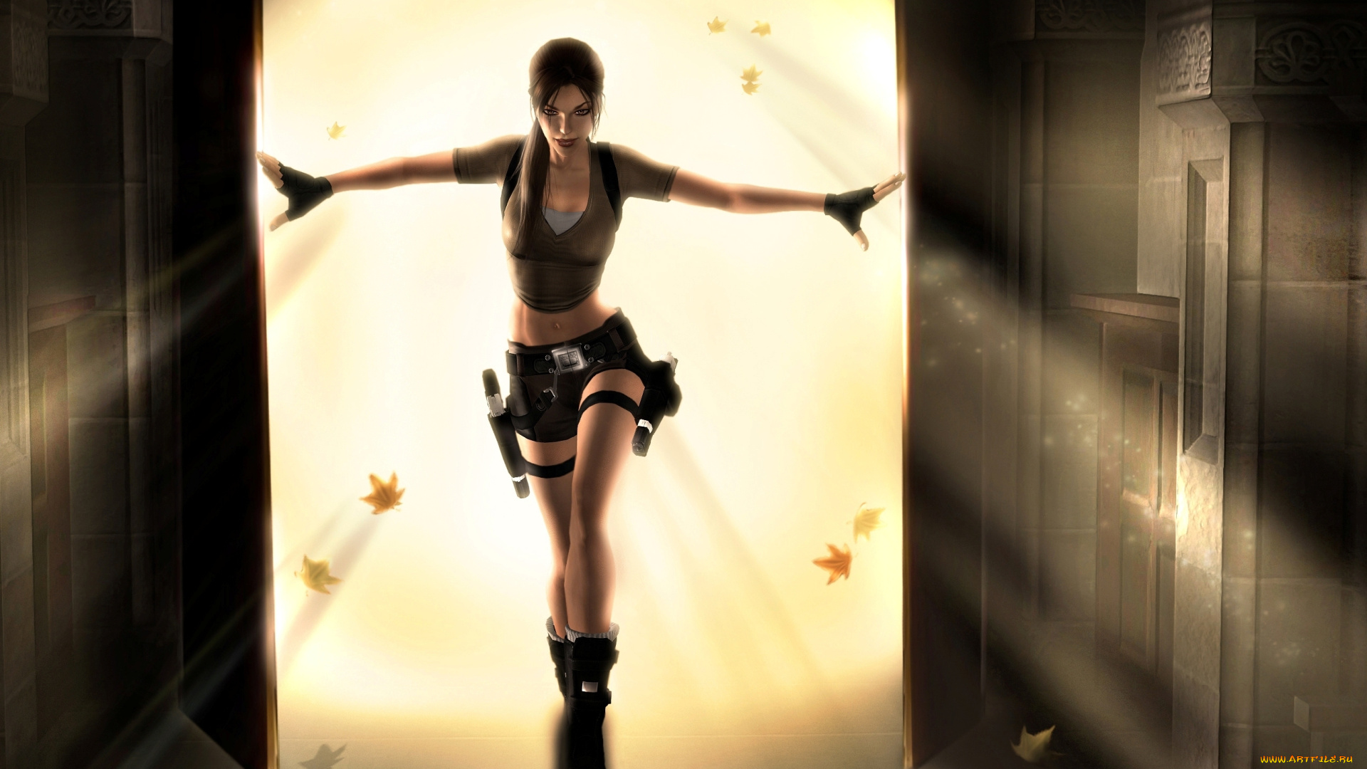 tomb, raider, anniversary, видео, игры, lara, croft, игра