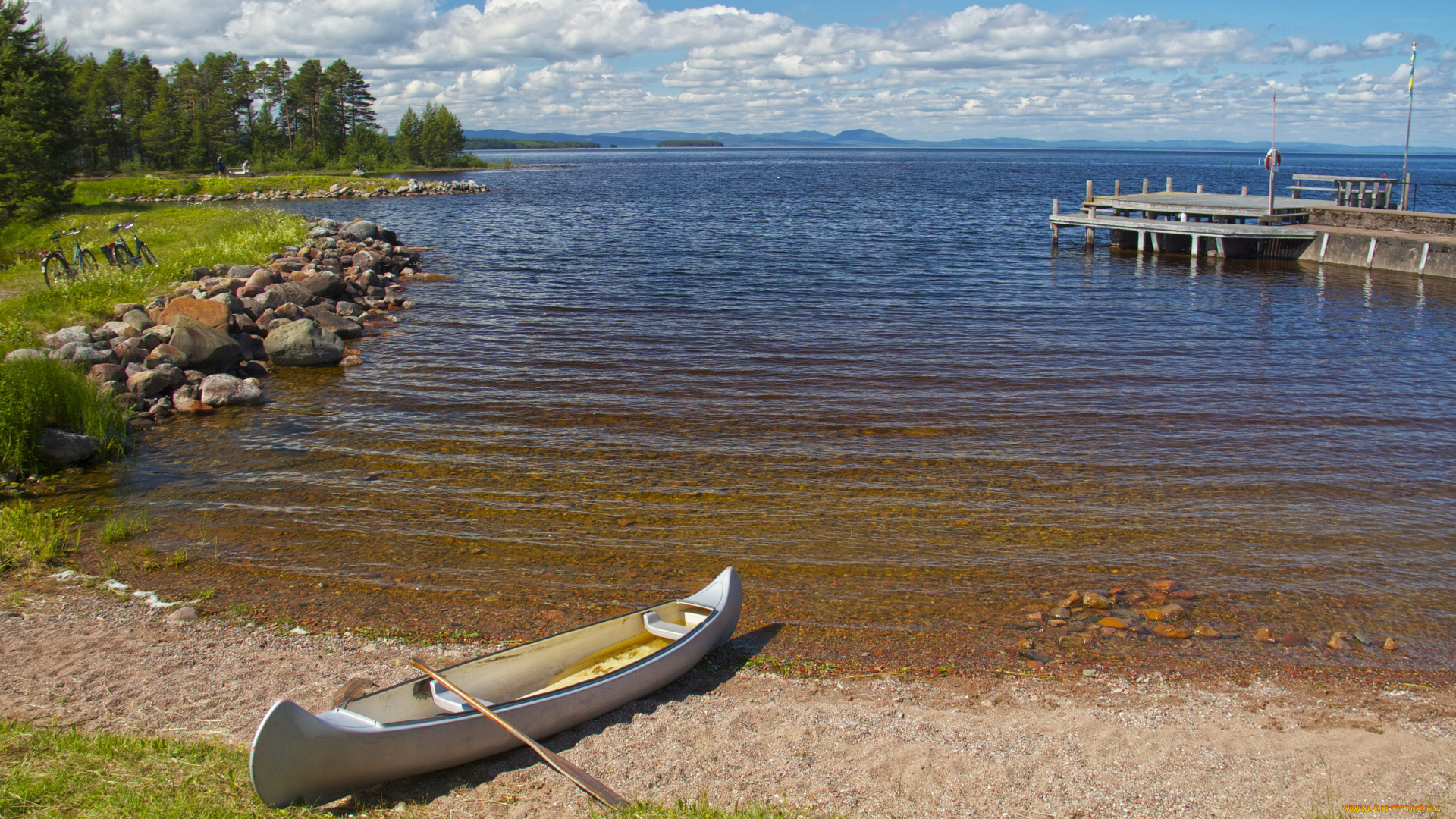 швеция, даларна, корабли, лодки, шлюпки, река, побережье, лодка, песок