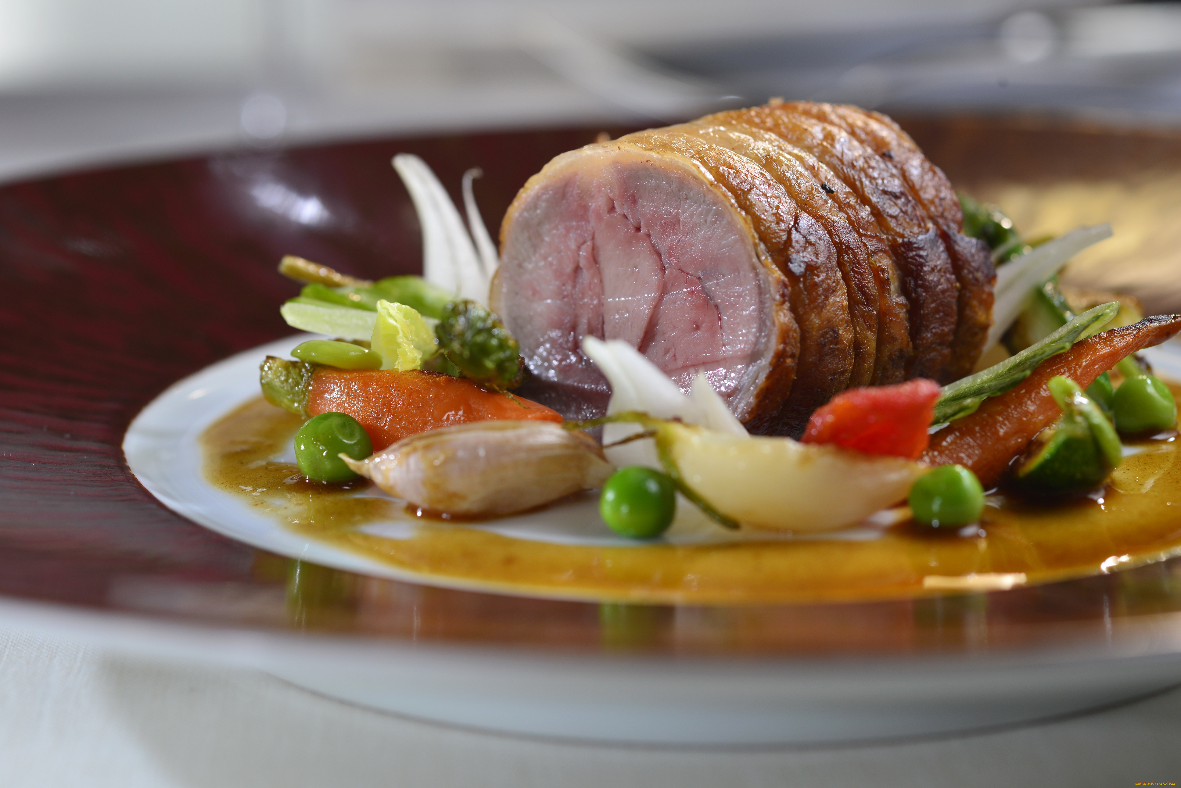 еда, мясные, блюда, мясо, буженина