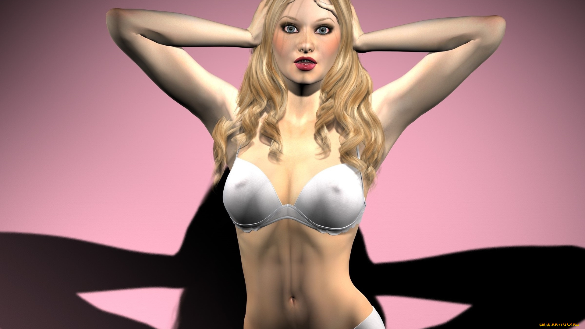 3д, графика, люди, , people, фон, взгляд, девушка