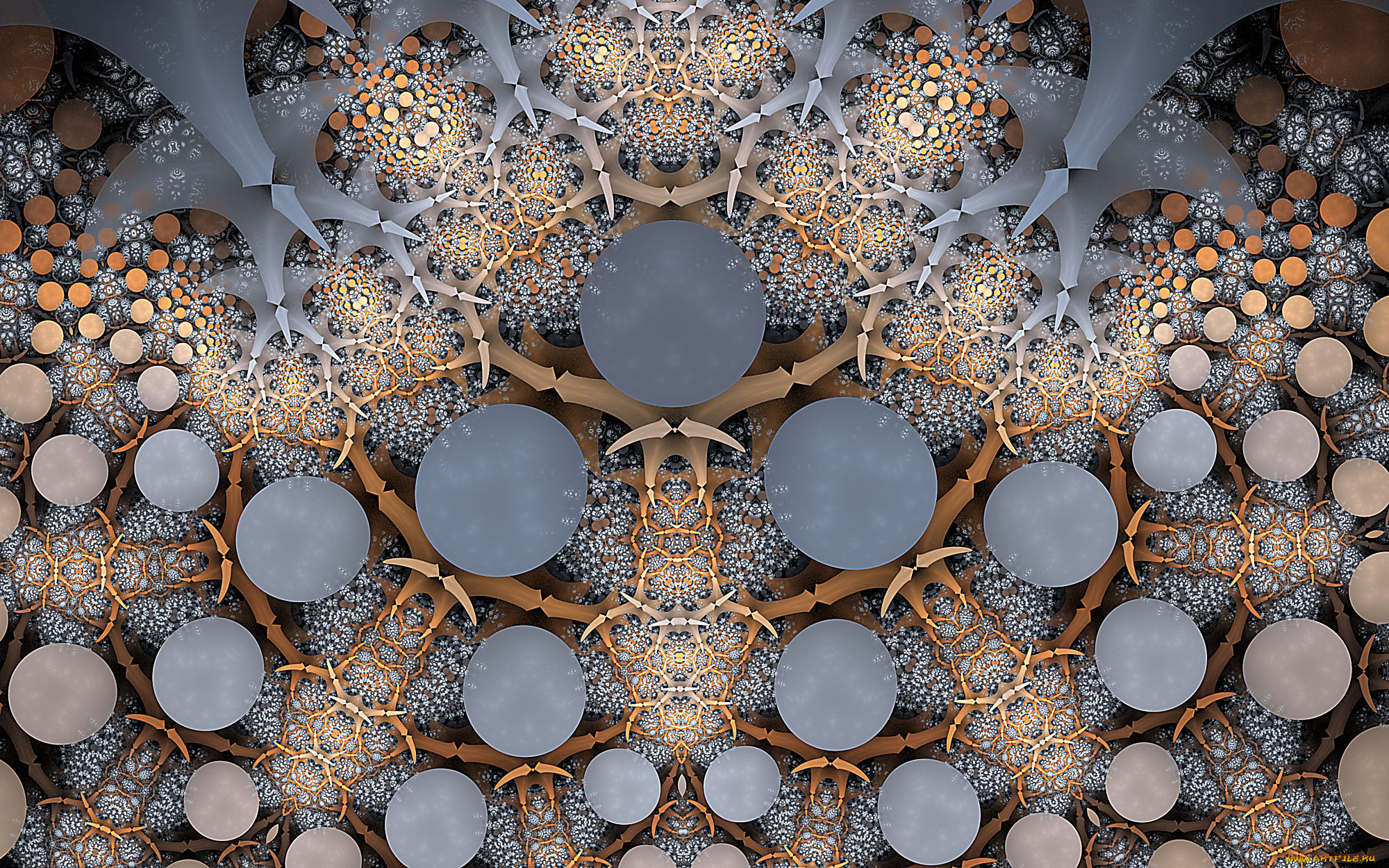 3д, графика, фракталы, , fractal, узор, цвета, фон