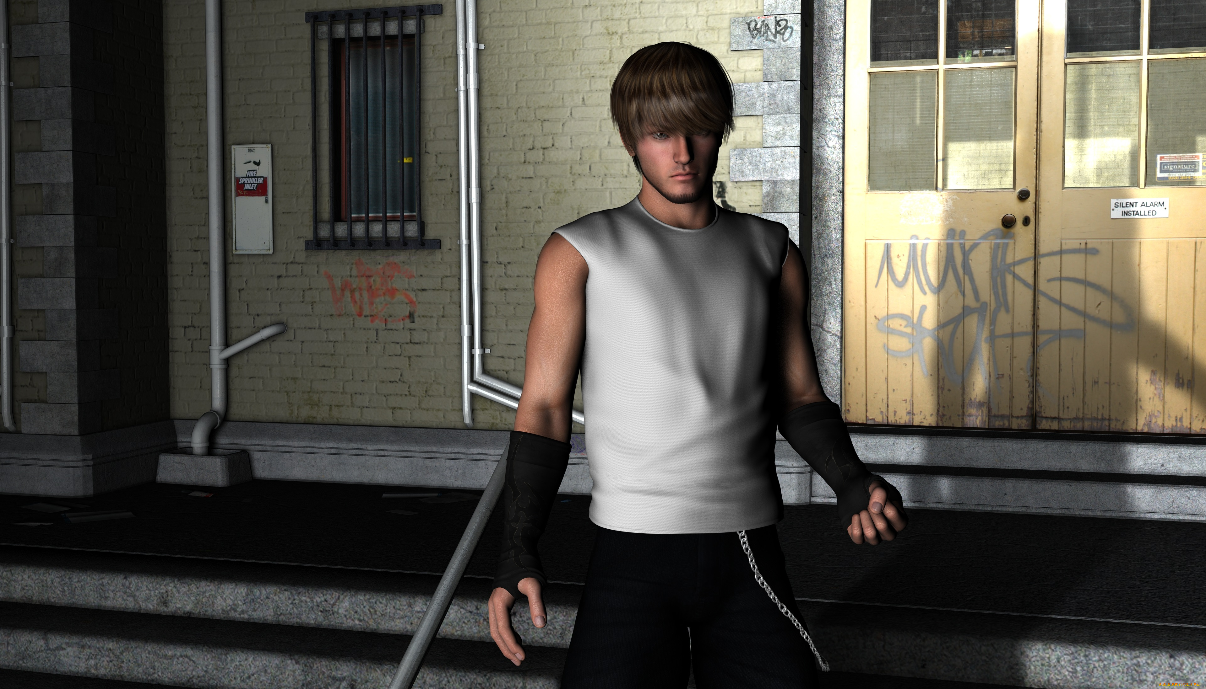 3д, графика, люди, , people, мужчина, взгляд