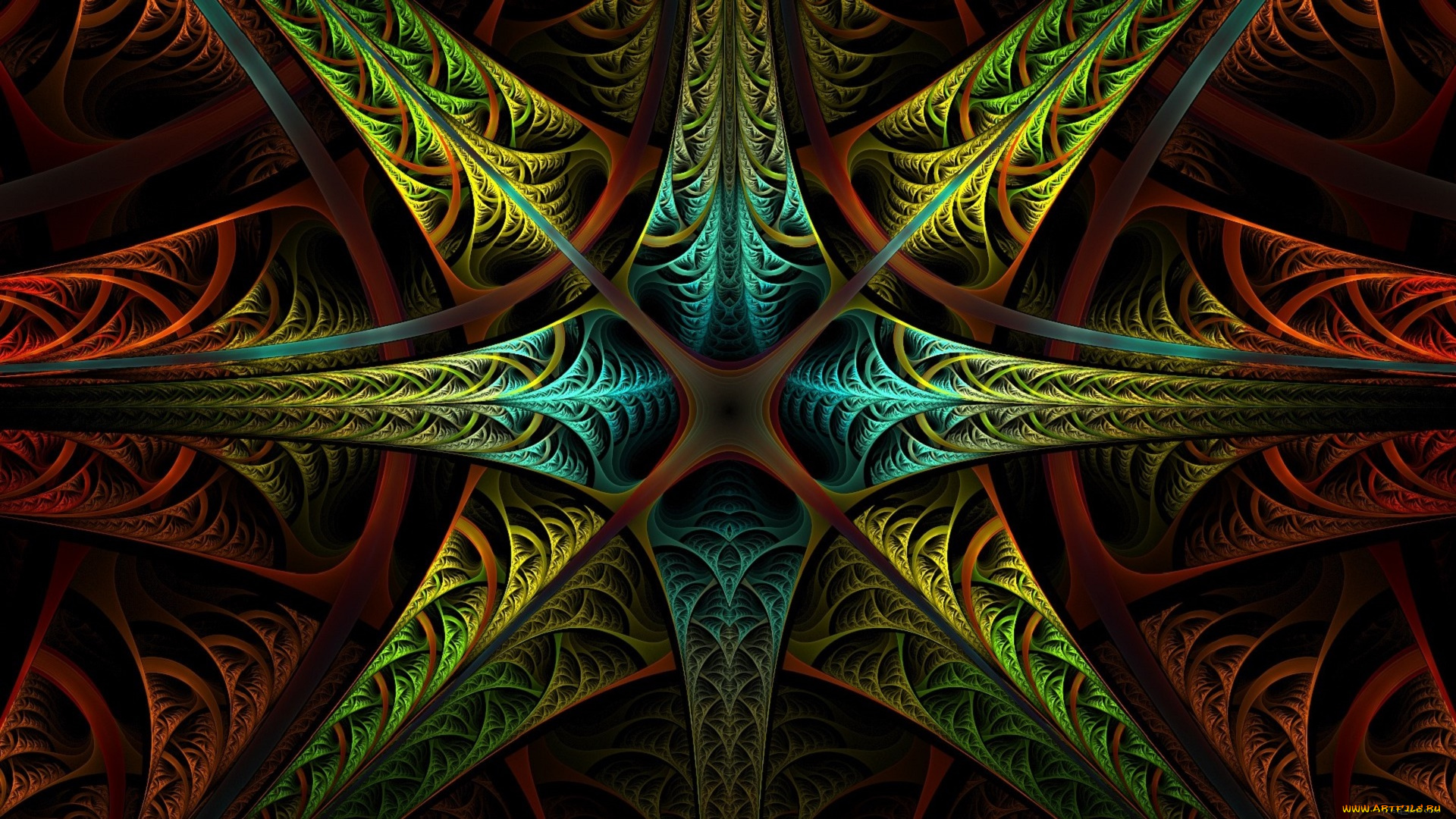 3д, графика, фракталы, , fractal, цвета, фон, узор