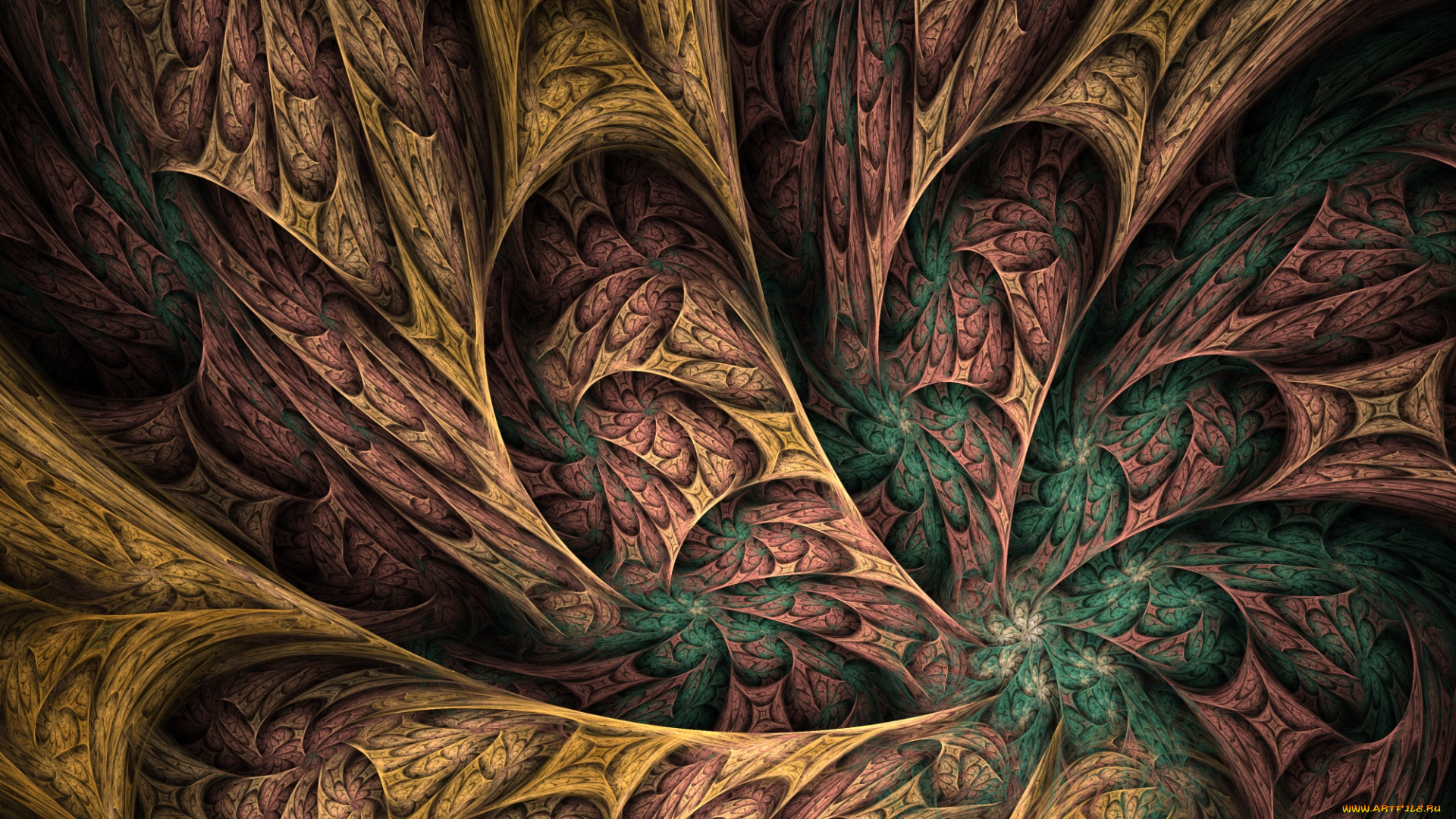 3д, графика, фракталы, , fractal, цвета, фон, узор