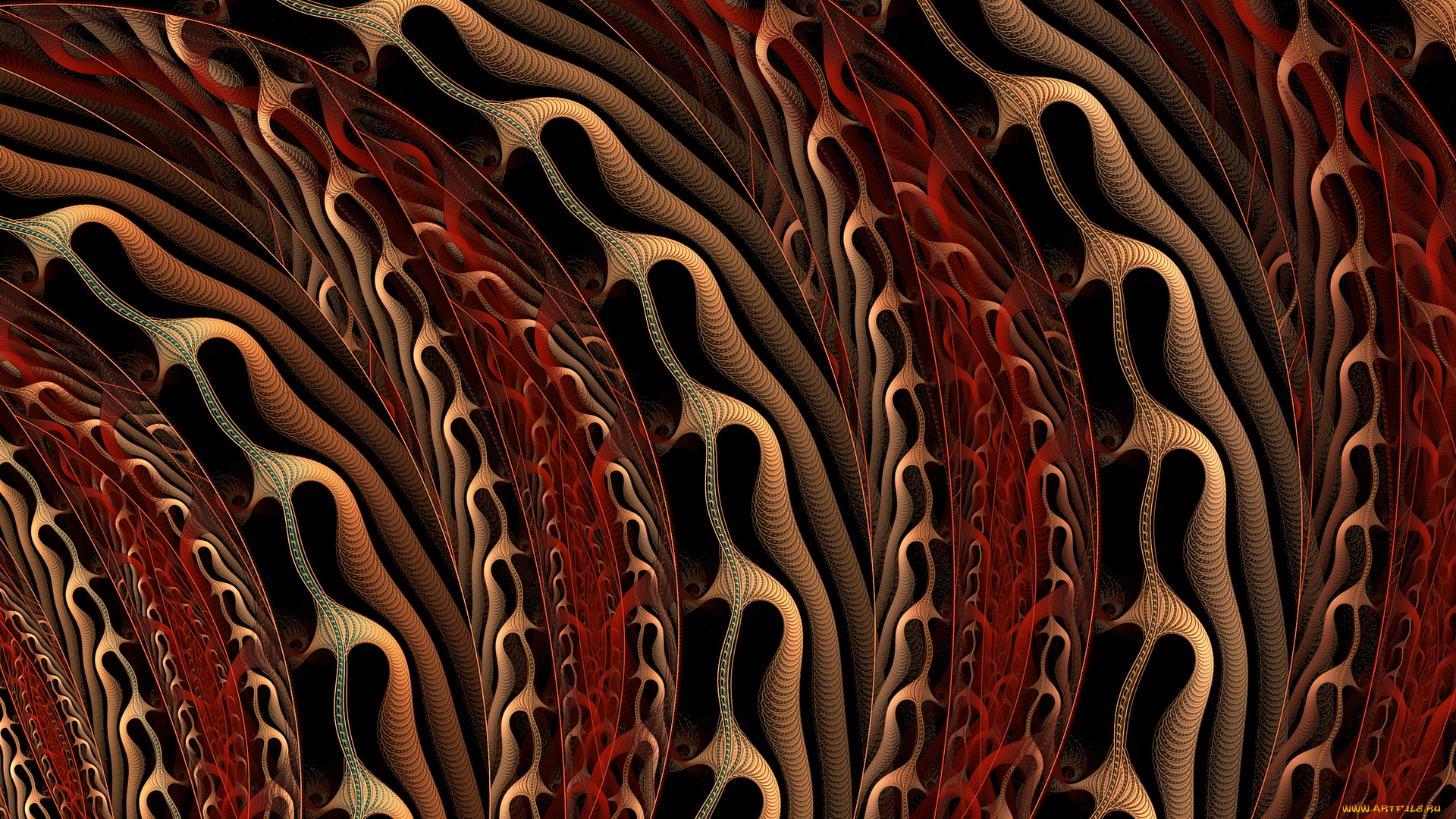 3д, графика, фракталы, , fractal, фон, узор, цвета