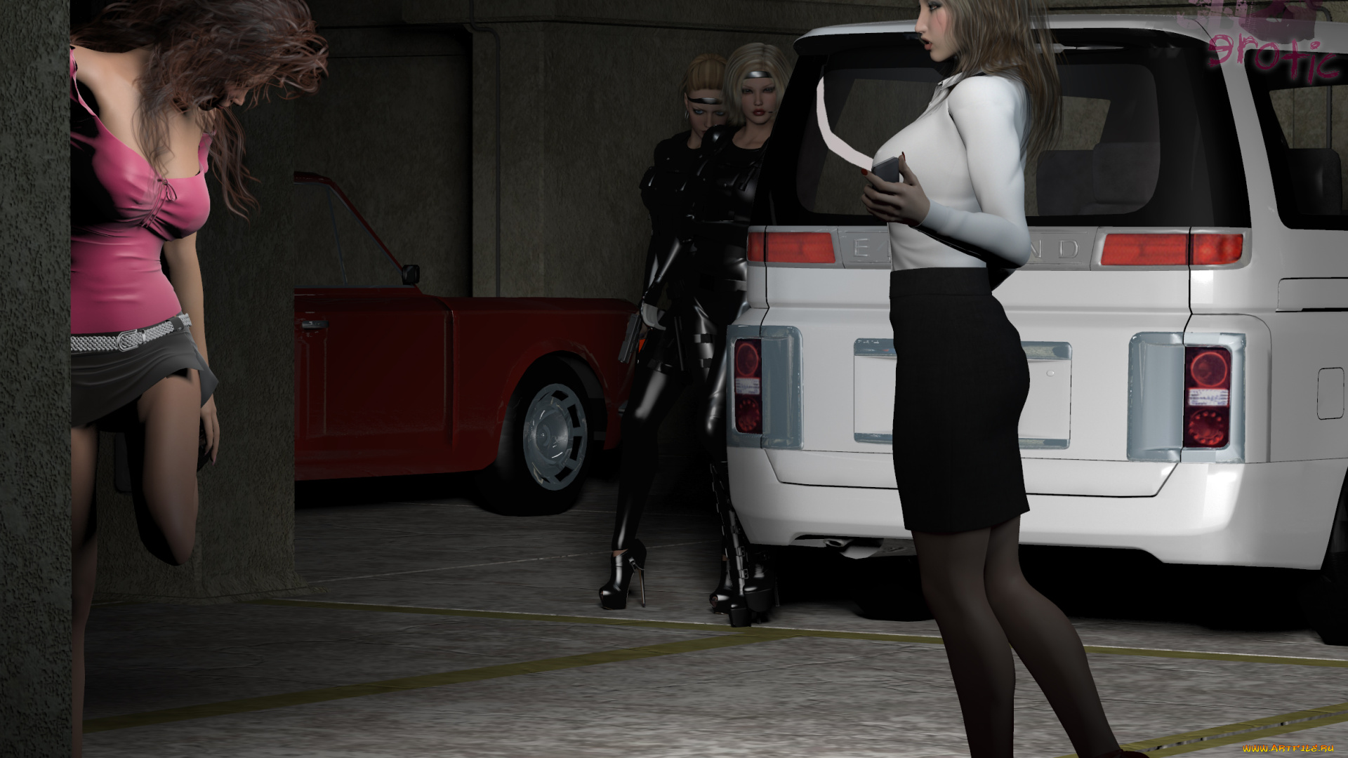 3д, графика, люди, , people, фон, взгляд, девушки