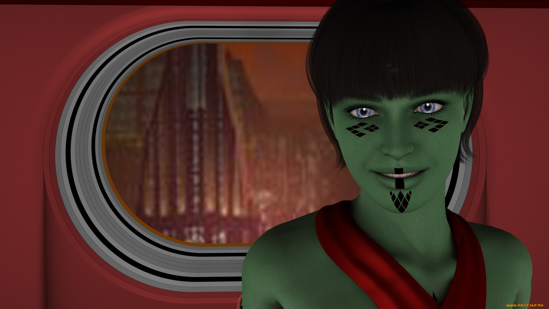 3д, графика, существа, , creatures, халк, фон, взгляд