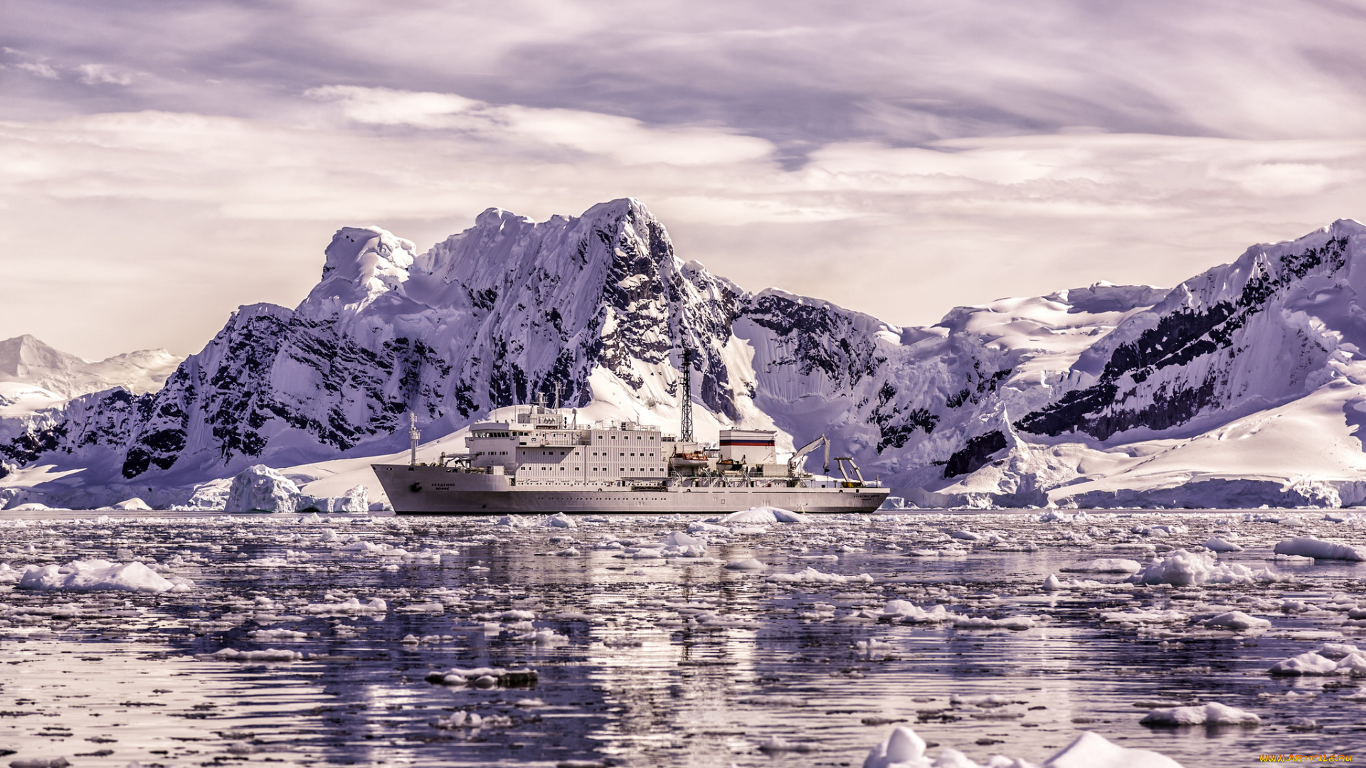 академик, иоффе, корабли, другое, судно, исследовательское, торосы