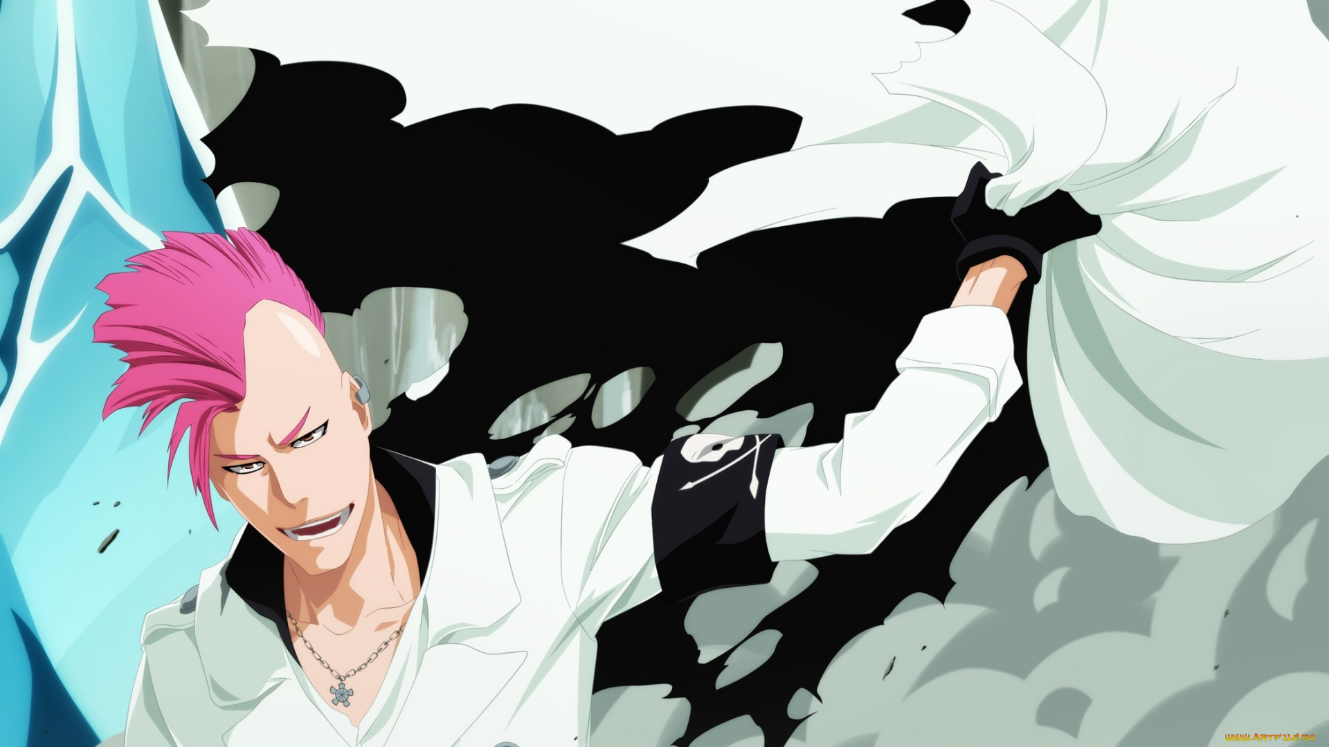 аниме, bleach, парень, арт, bazz, b, quincy, themnaxs