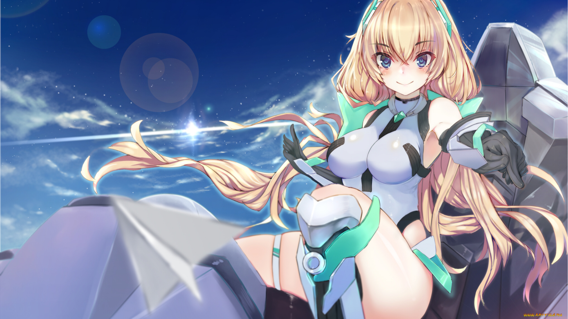 аниме, expelled, from, paradise, angela, balzac, expelled, from, paradise, девушка, арт, ganida, boushoku