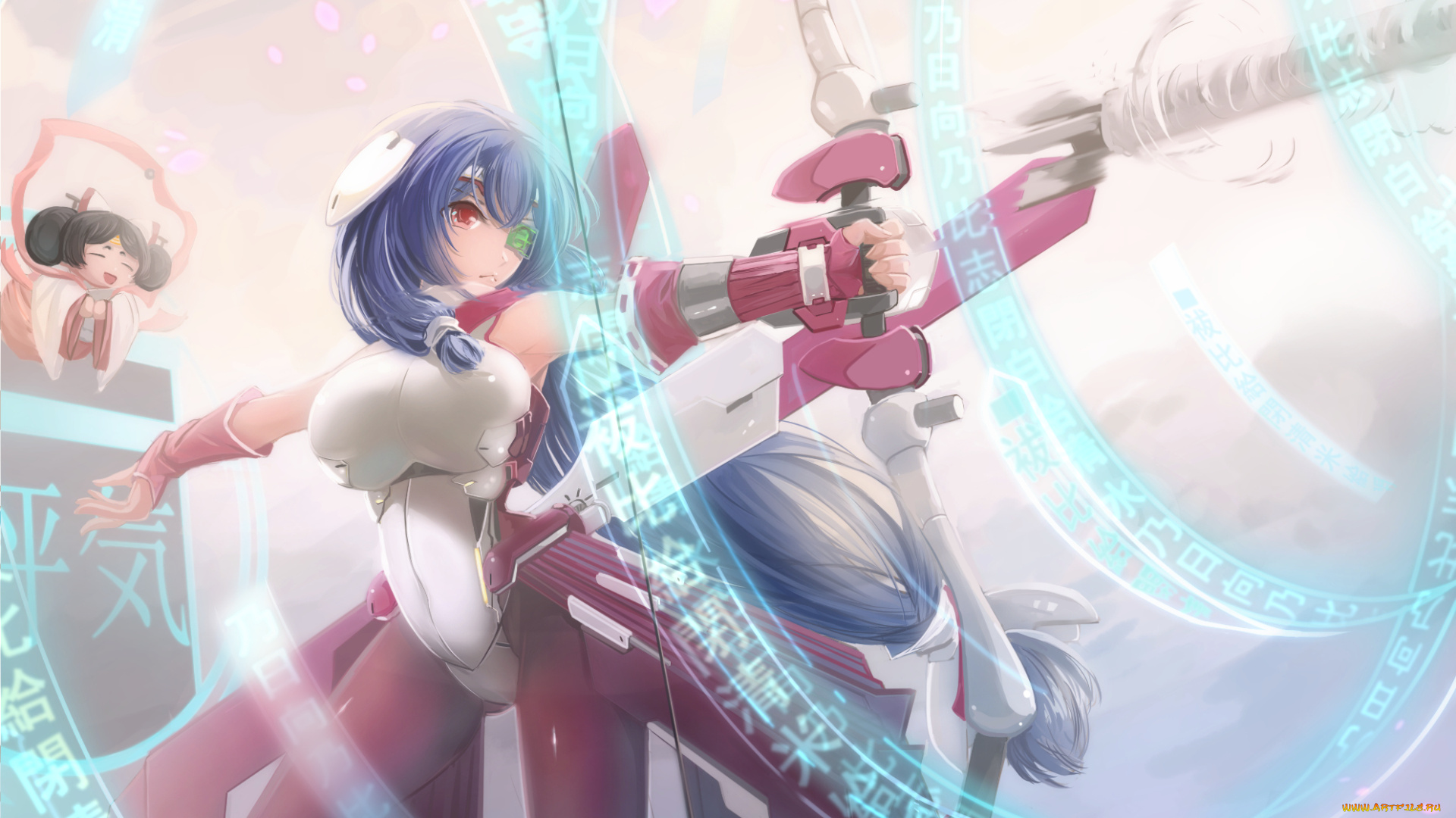 аниме, kyoukai, senjou, no, horizon, kyoukai, senjou, no, horizon, kikivi, арт, девушка, оружие