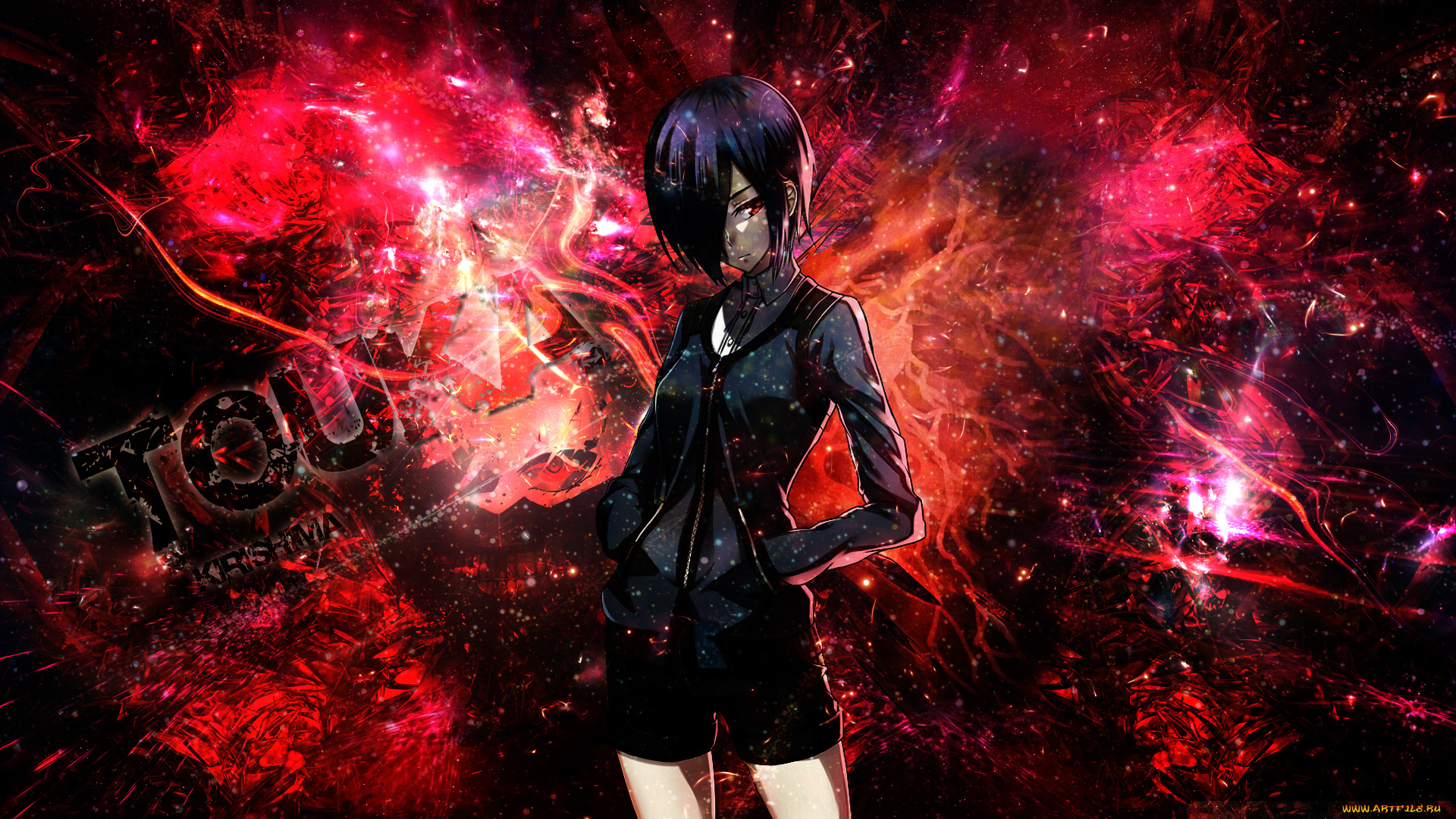 аниме, tokyo, ghoul, токийский, гуль, тока, dinocojv, арт