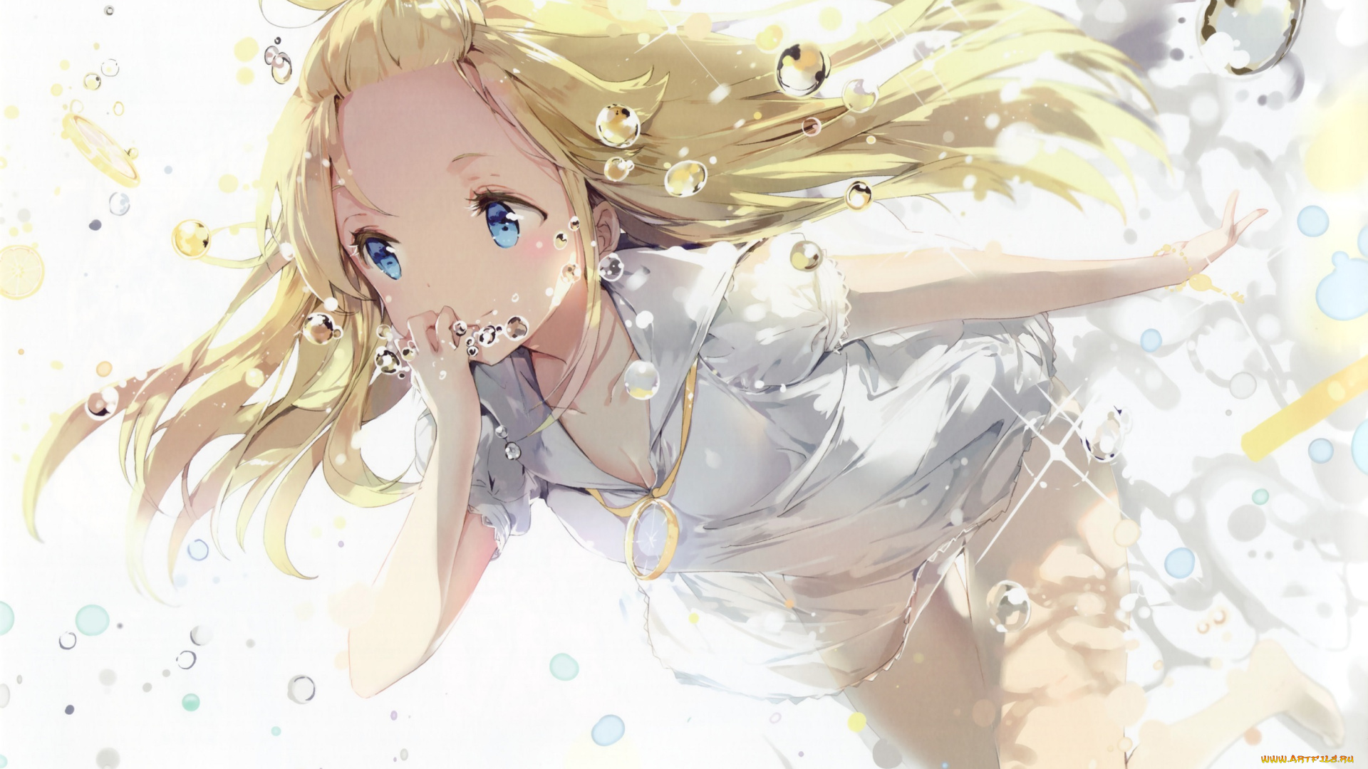 аниме, unknown, , другое, капли, девочка, арт, anmi