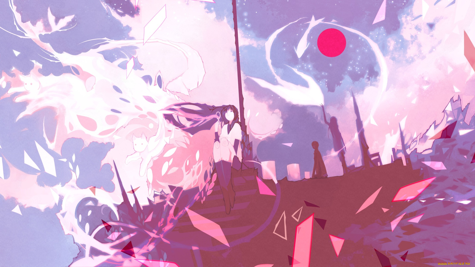 аниме, unknown, , другое, nanomortis, арт, девушка, духи