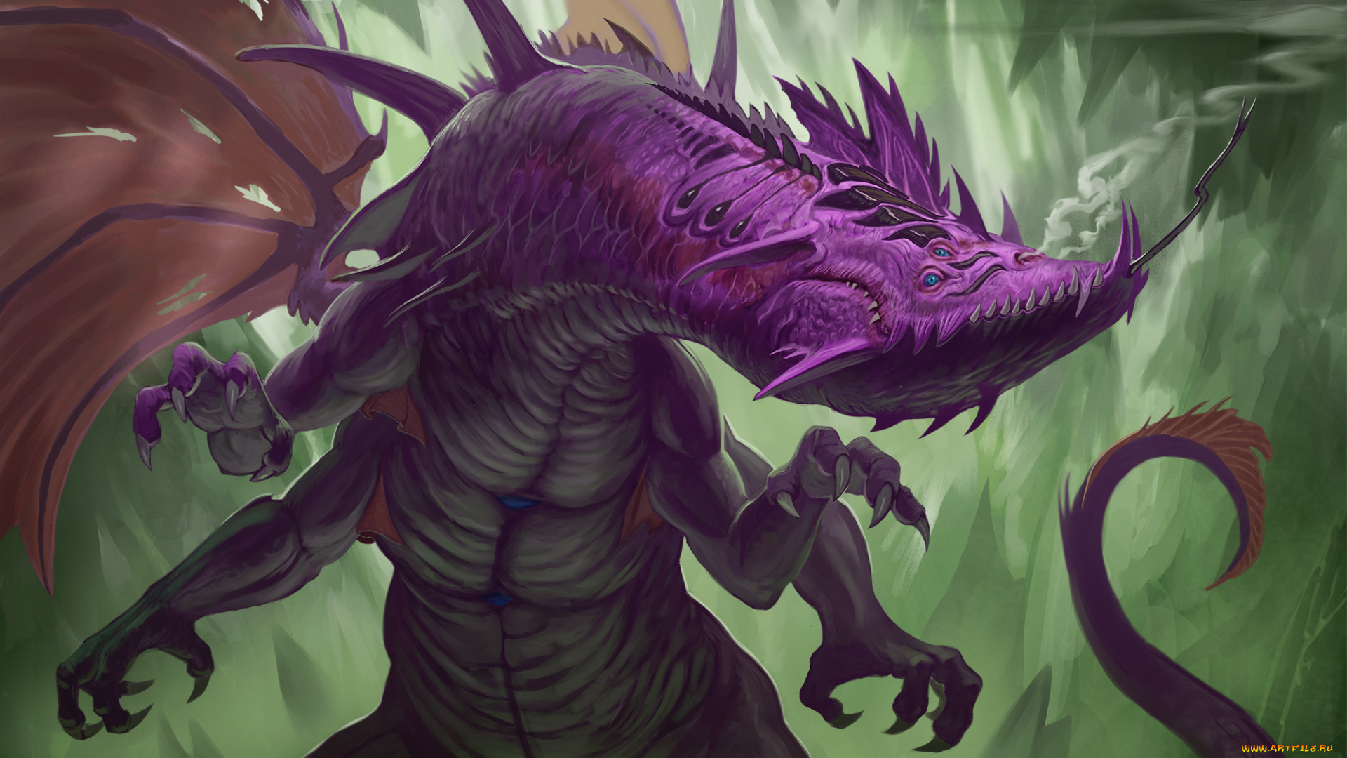 фэнтези, существа, монстр, чудовище, существо, бестия