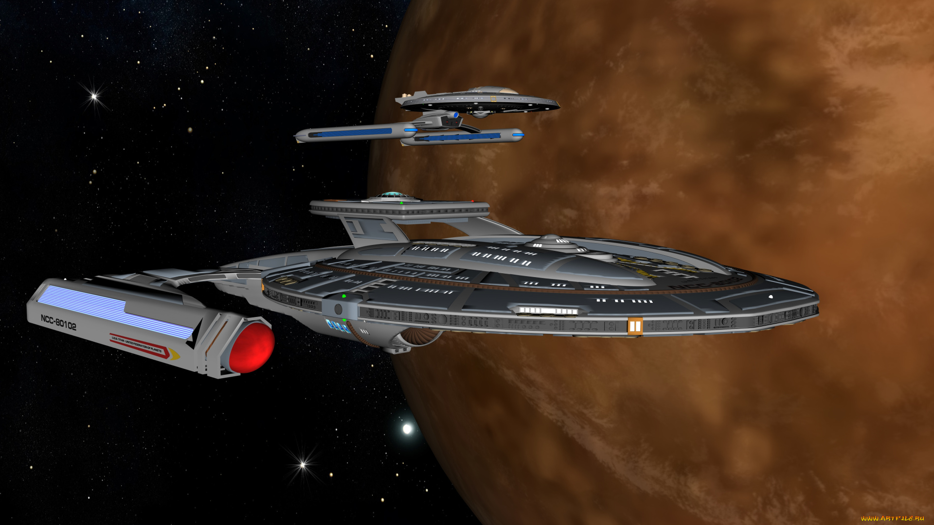 космос, арт, космический, корабль, полет, вселенная, планета