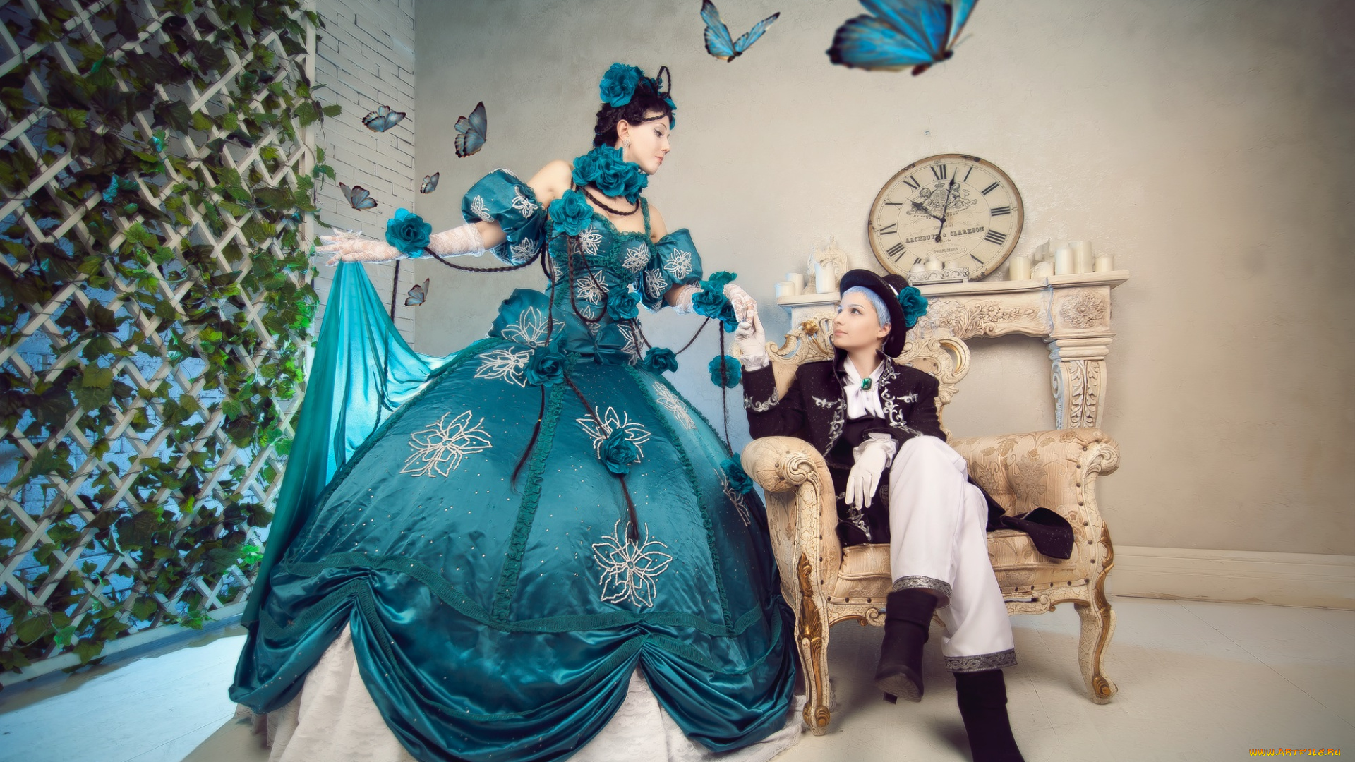 разное, cosplay, , косплей, yukari, paradise, kiss, девушка, парень, арт, george