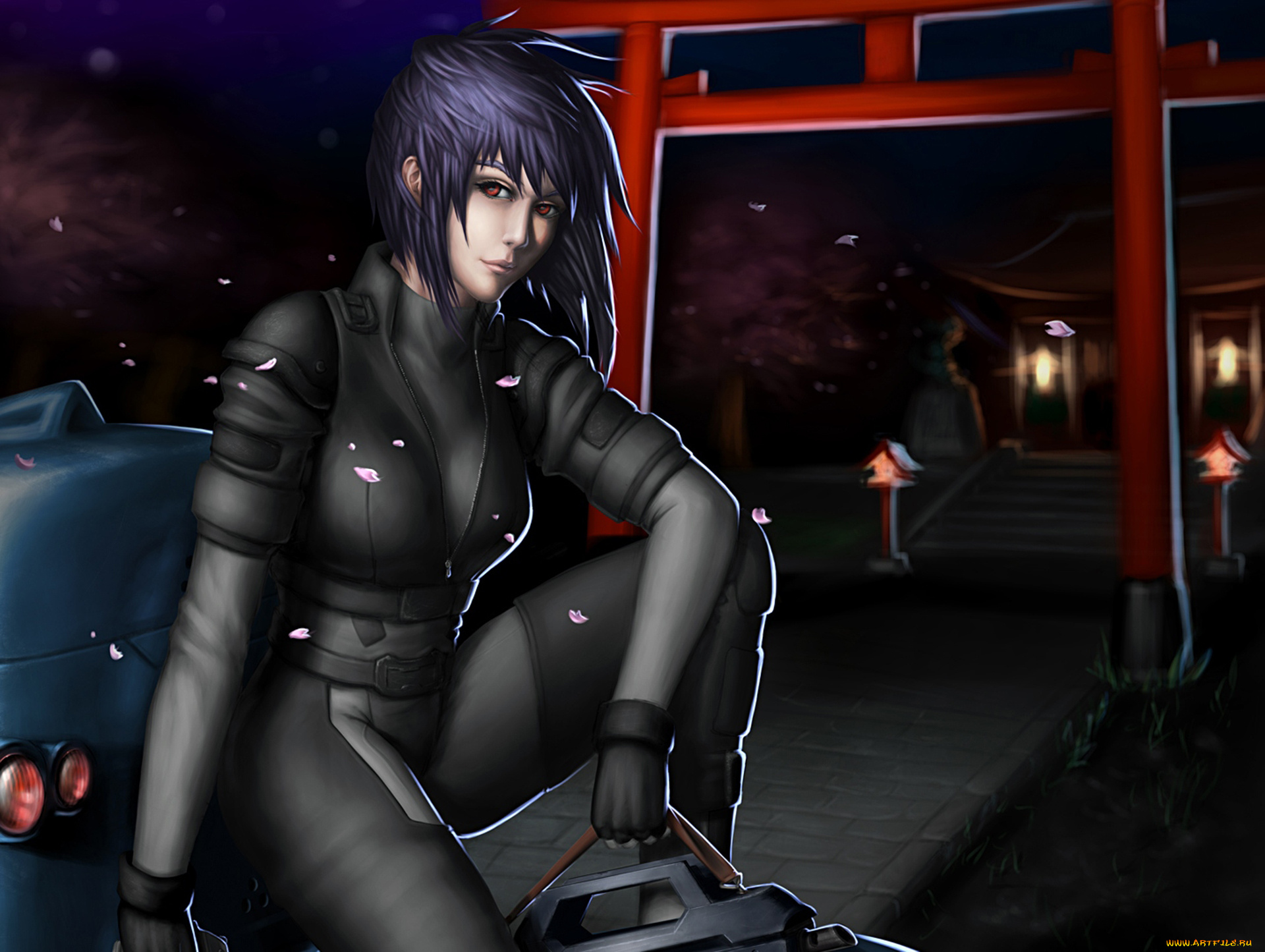 разное, арты, motoko, kusanagi, major, ghost, in, the, shell, призрак, в, доспехах, anime, augmented-cybernetic, human