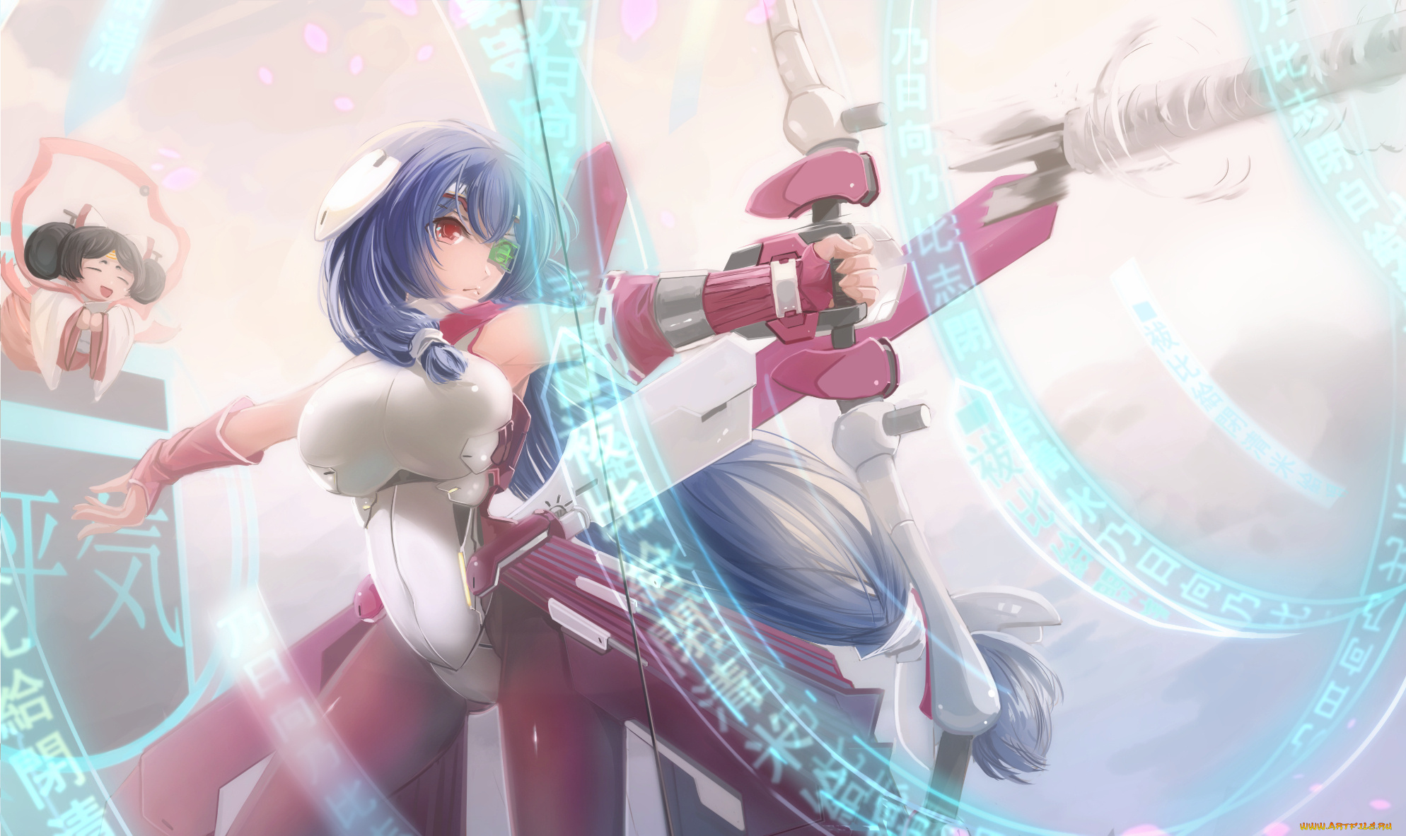 аниме, kyoukai, senjou, no, horizon, kyoukai, senjou, no, horizon, kikivi, арт, девушка, оружие