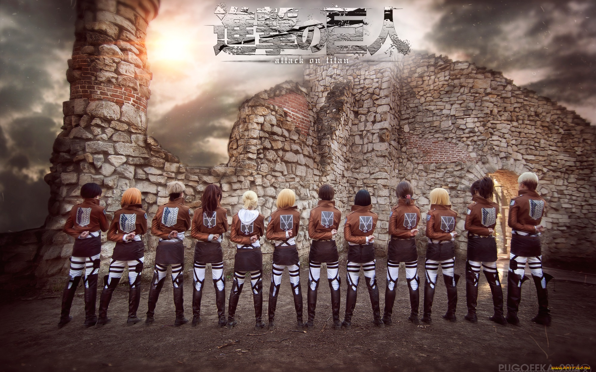 разное, cosplay, , косплей, аниме, атака, титанов, арт