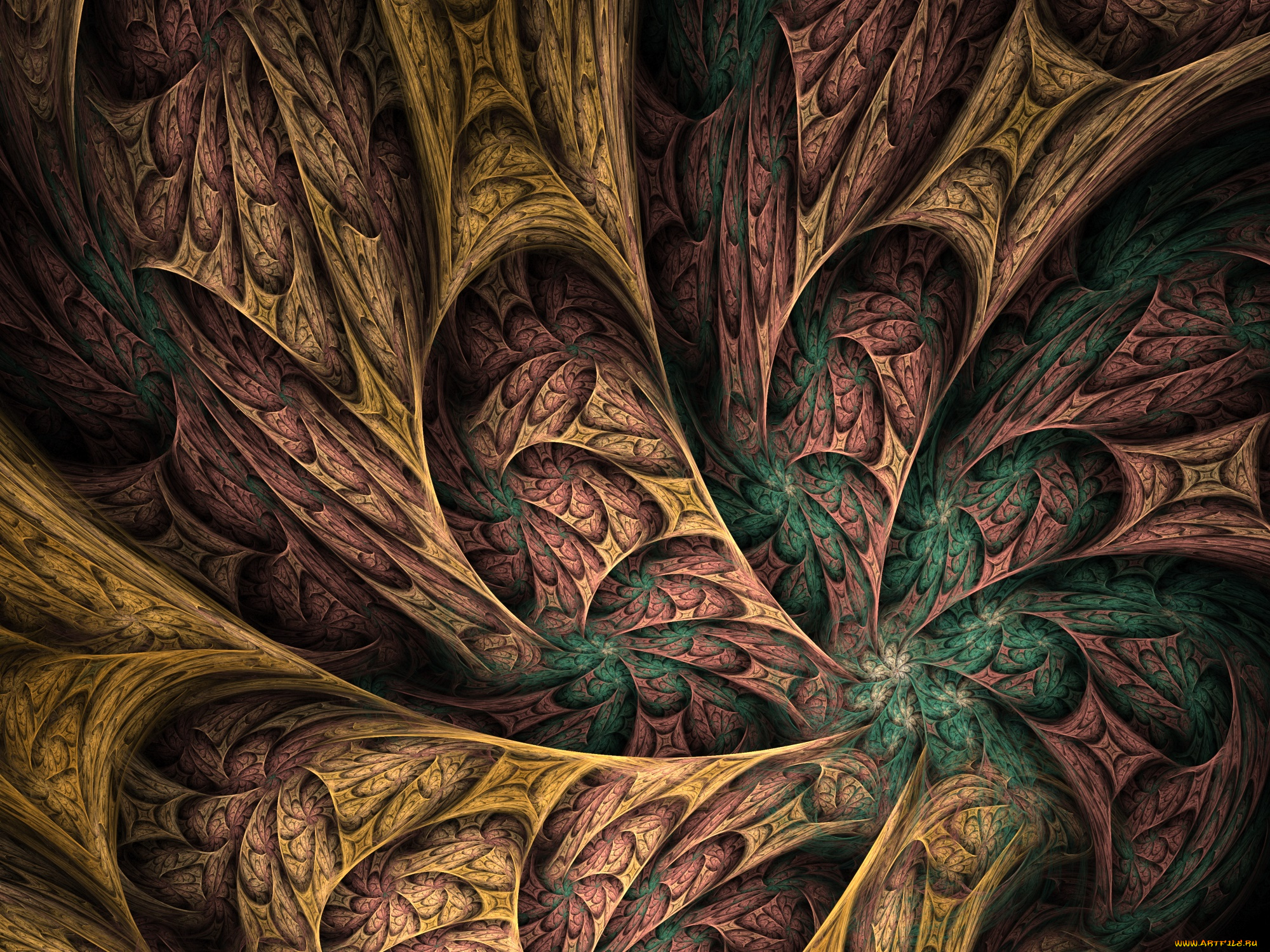 3д, графика, фракталы, , fractal, цвета, фон, узор