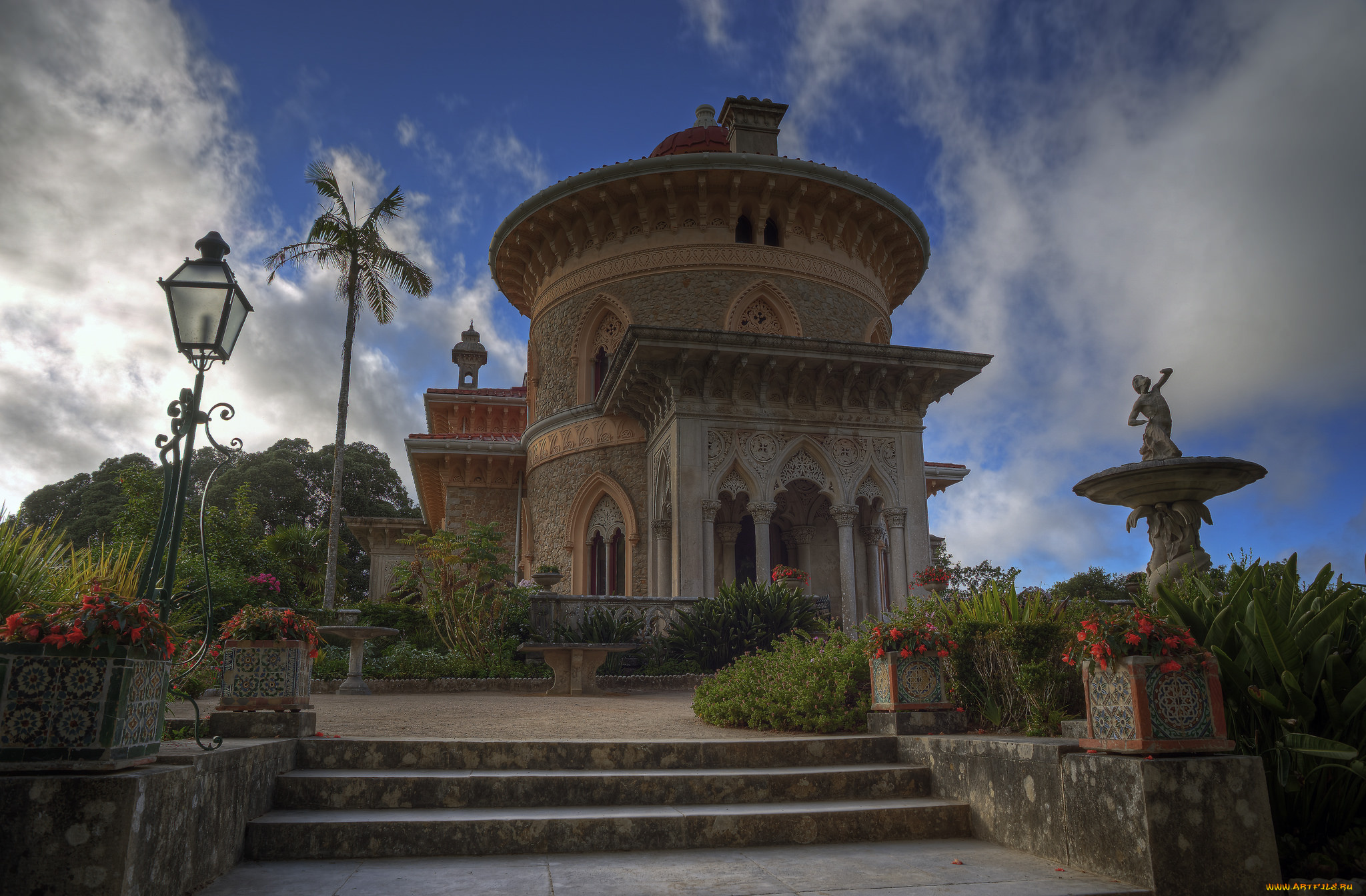 monserrate, palace, at, sintra, , portugal, города, -, дворцы, , замки, , крепости, дворец