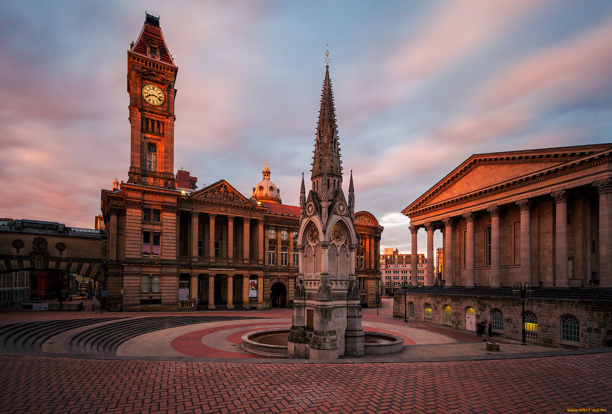 birmingham, -, big, brum, города, -, улицы, , площади, , набережные, площадь, шпиль, башня, дворец