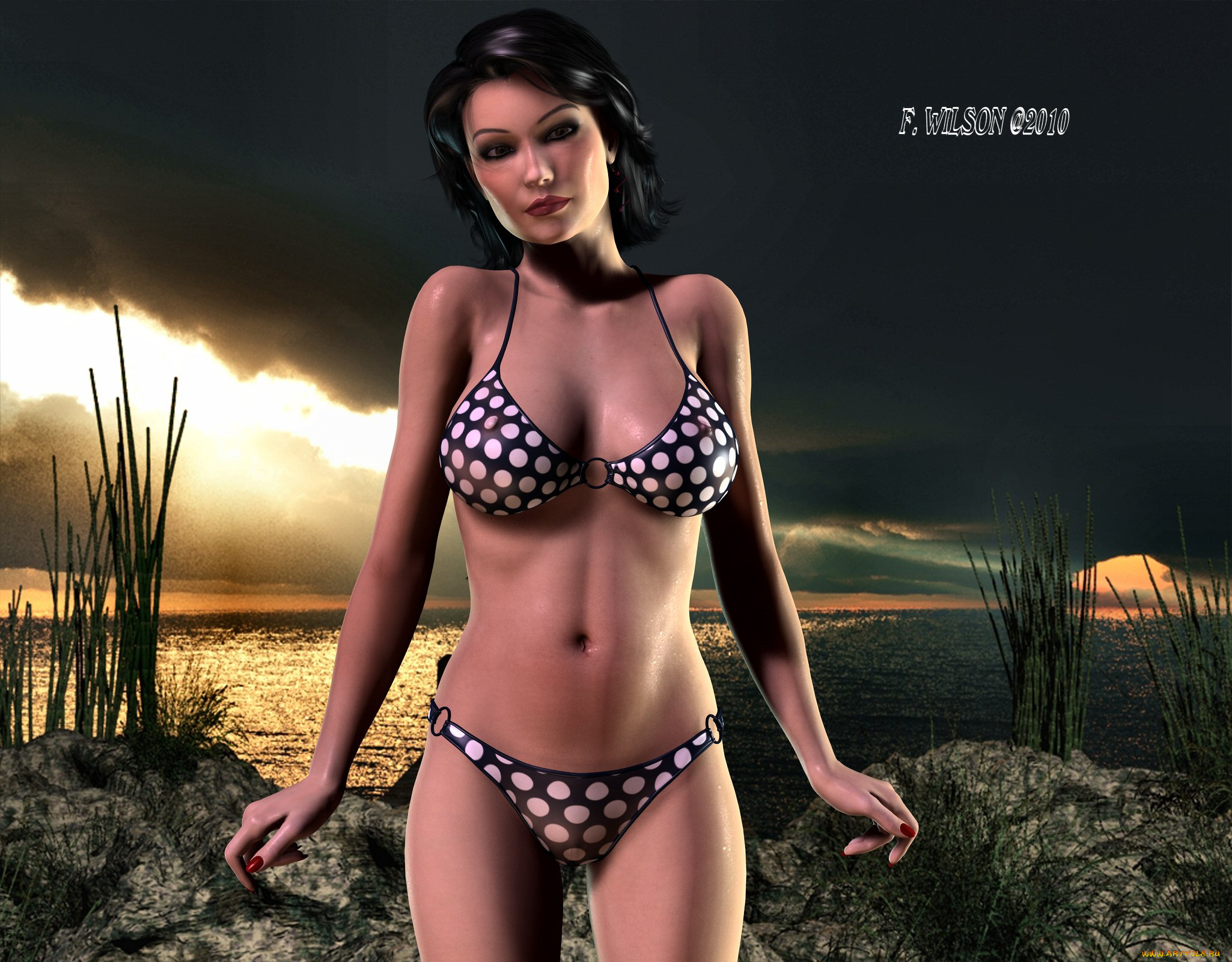 3д, графика, люди, , people, фон, взгляд, девушка