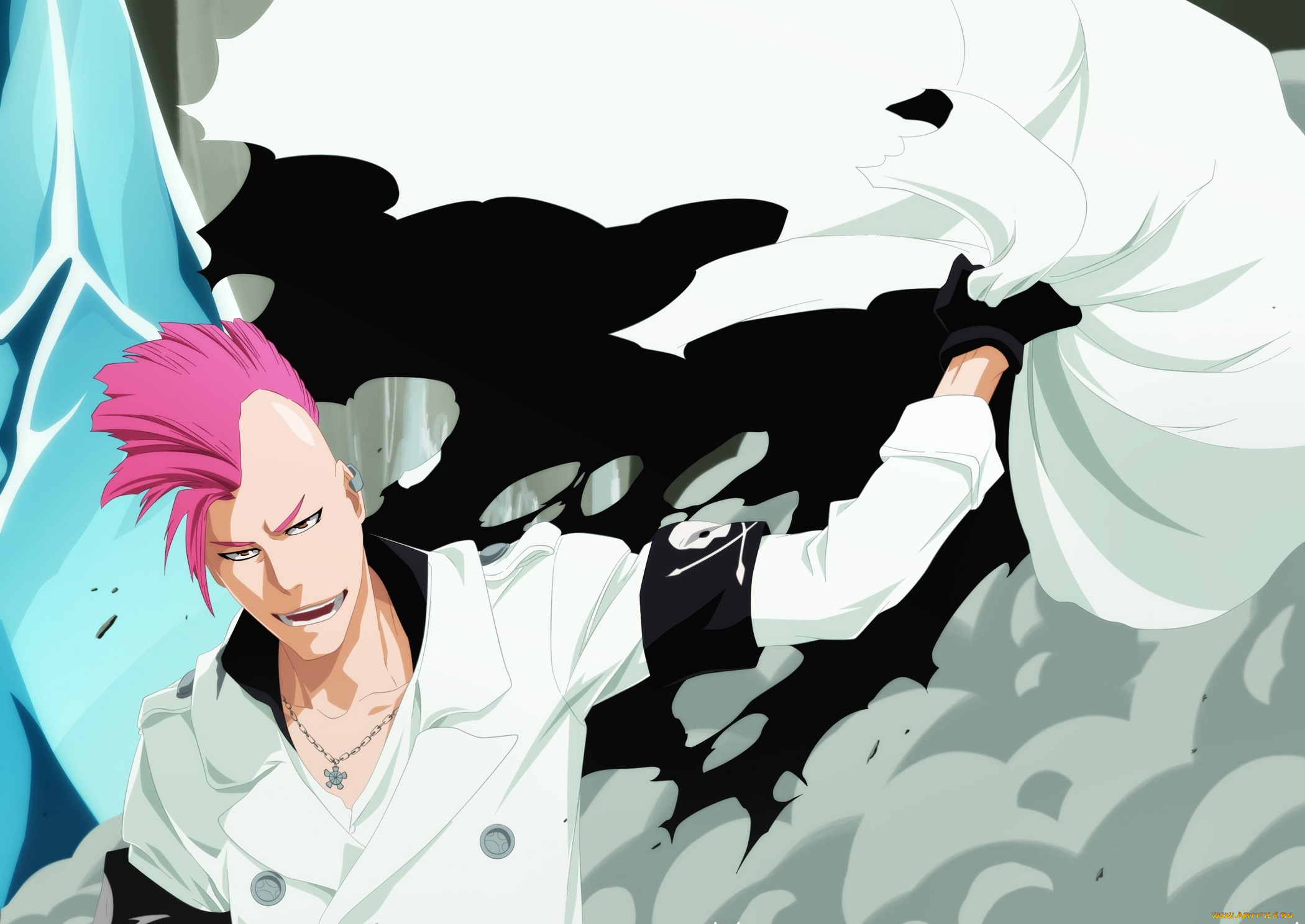 аниме, bleach, парень, арт, bazz, b, quincy, themnaxs